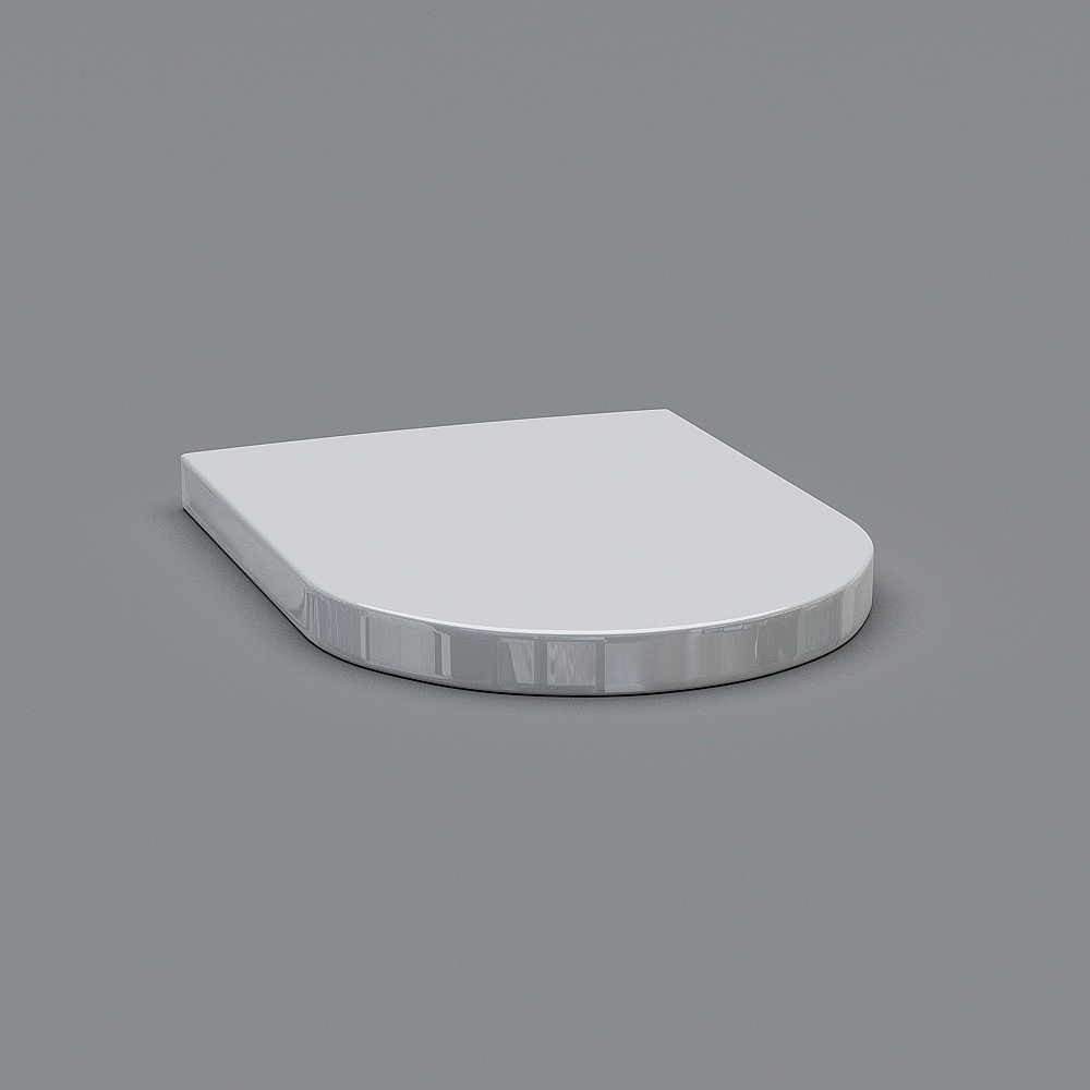 geberit吉博力-500.431.01.1-艾珂缓降盖板及座圈3D模型