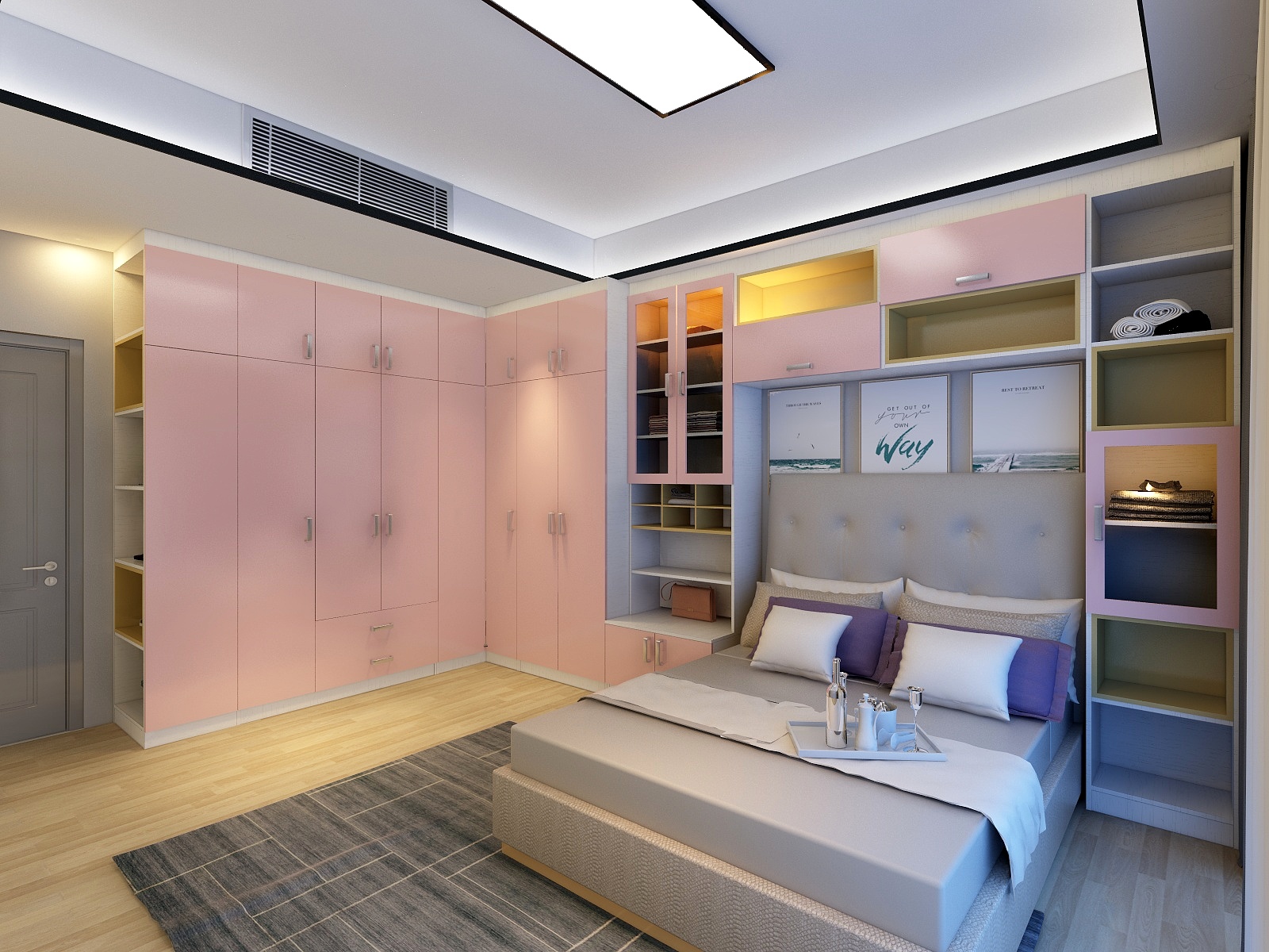 157****7619-L型衣柜1-装修设计方案