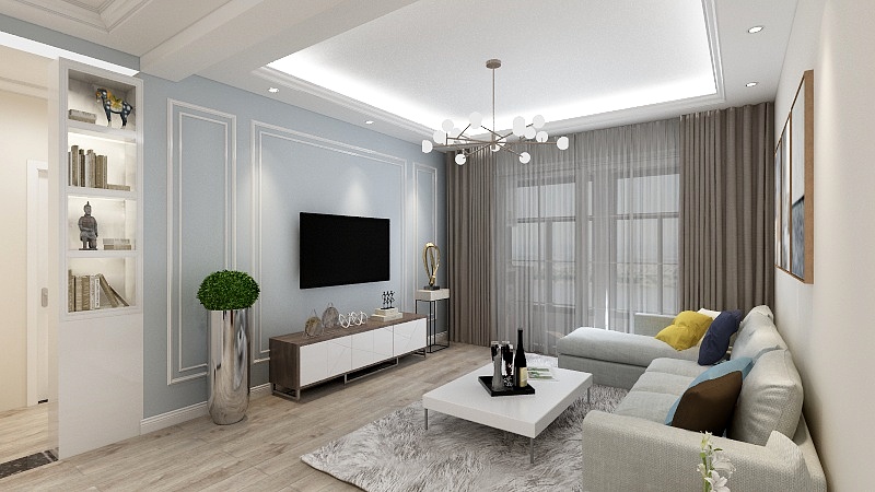 设计大狮-隆城丹郡效果图-装修设计方案