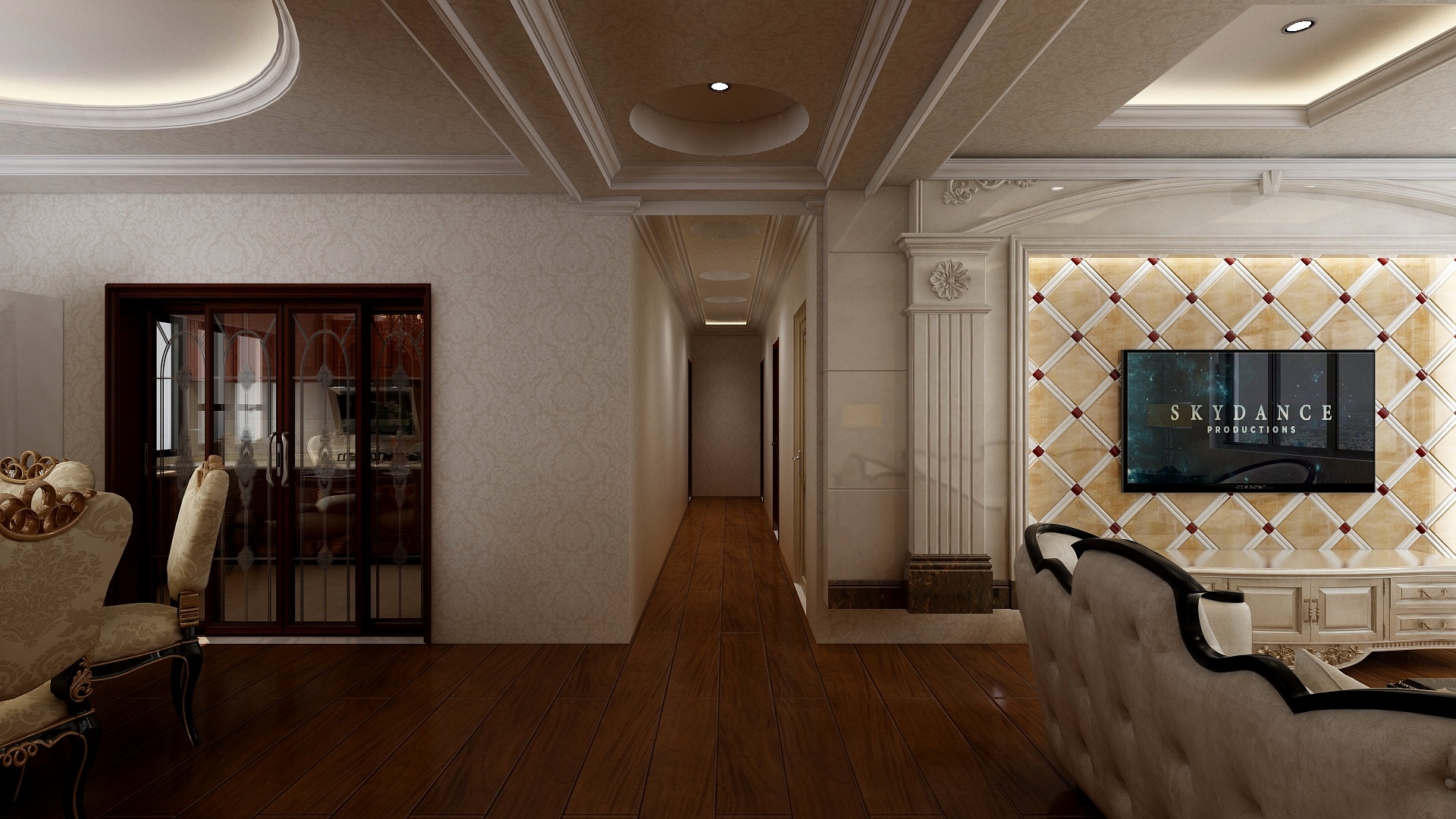 江南水乡-河蚌天回5-201-装修设计方案