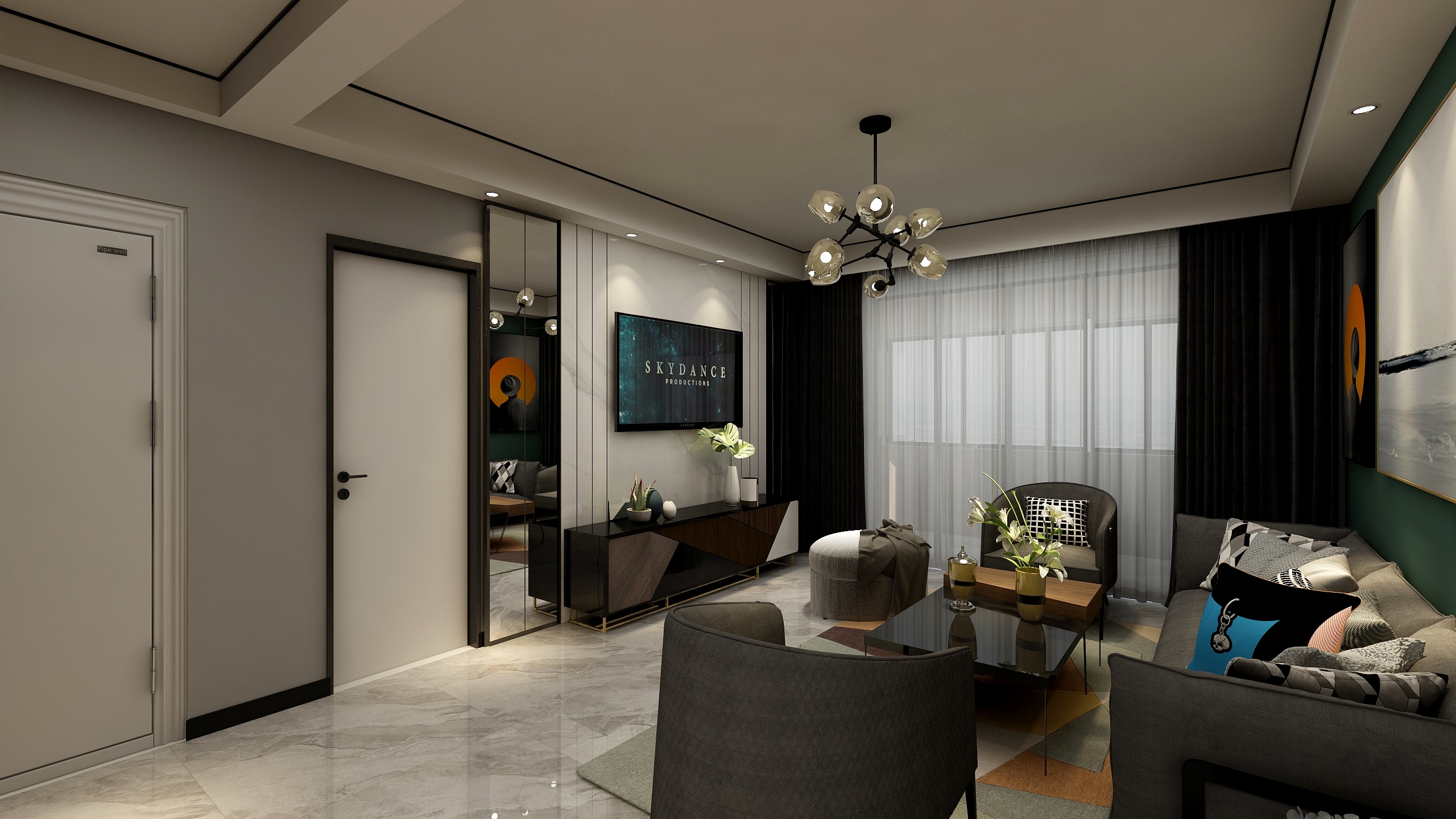 大璞设计-绿嘉园11号703-副本-装修设计方案