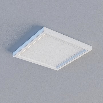 327*327 (P)深压方板-（负离子）拉伸滚涂 梵希-深压高边凹3D模型