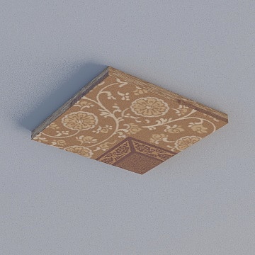 327*327 (P)高伸方板(转角）-顶致.UV 花开四季-平面
