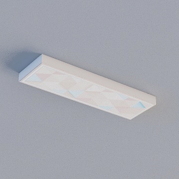 100*327 (P)高伸组合板-拉伸滚涂 悉尼-凹型平面3D模型
