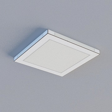 327*327 (P)高伸方板-拉伸滚涂 丹青-精细内框3D模型