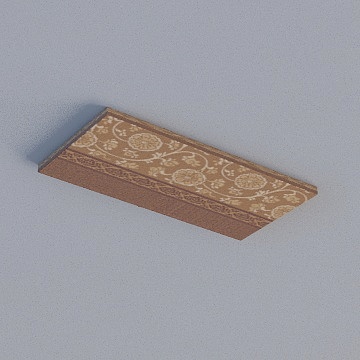 327*654 (P)高伸组合板（直拼）-顶致.UV 花开四季-平面3D模型