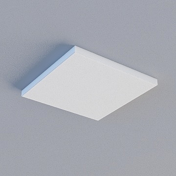 327*327 (P)高伸方板-拉伸滚涂 圣菲-平面3D模型