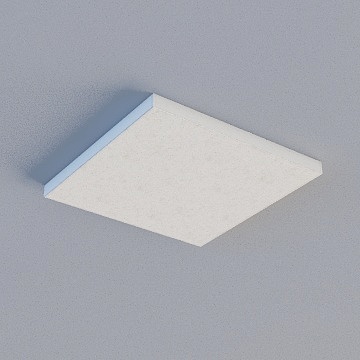 327*327 (P)高伸方板-拉伸滚涂 维娜斯-精细凹边3D模型
