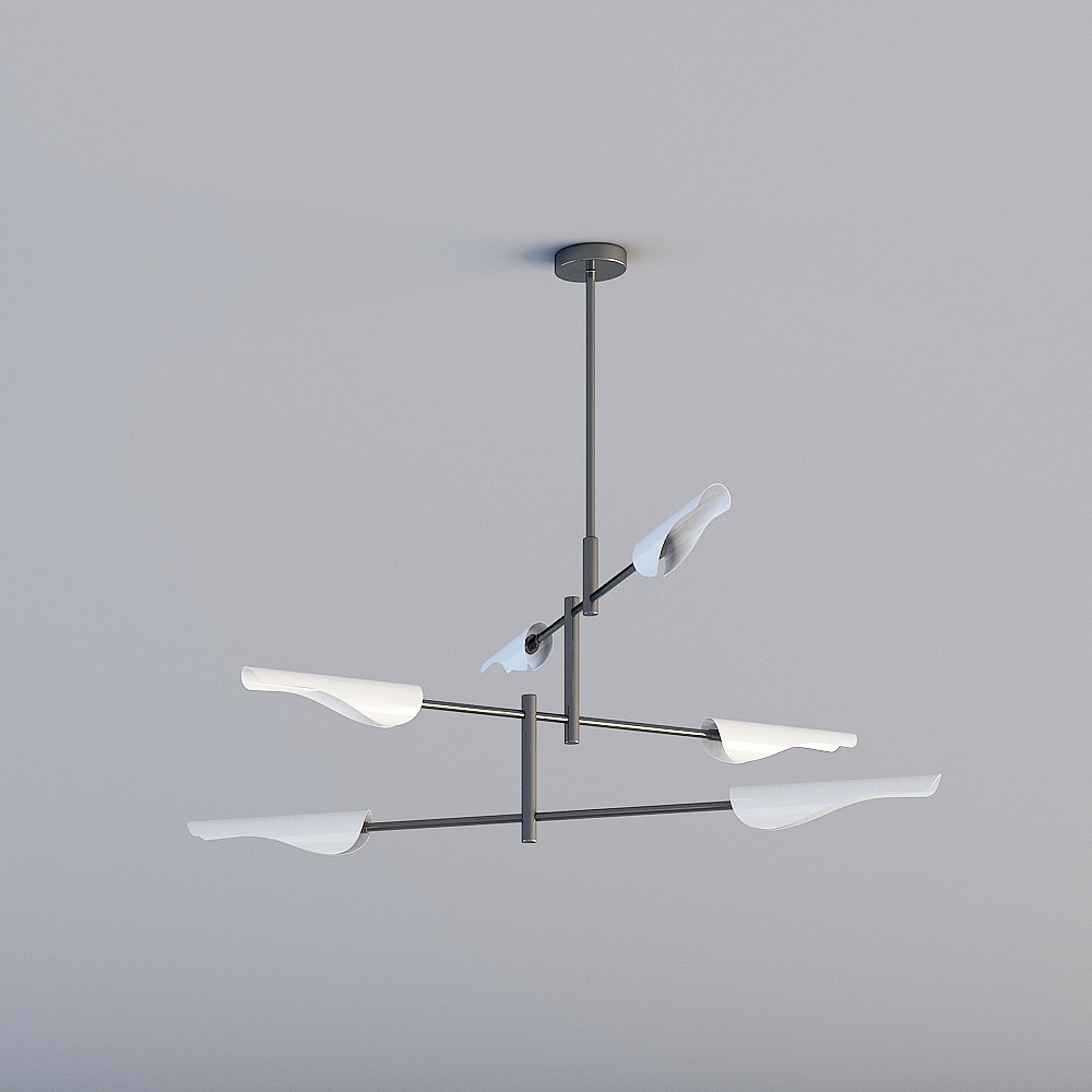 酷家乐-现代儿童房3d模型 (2)-1(吊灯）