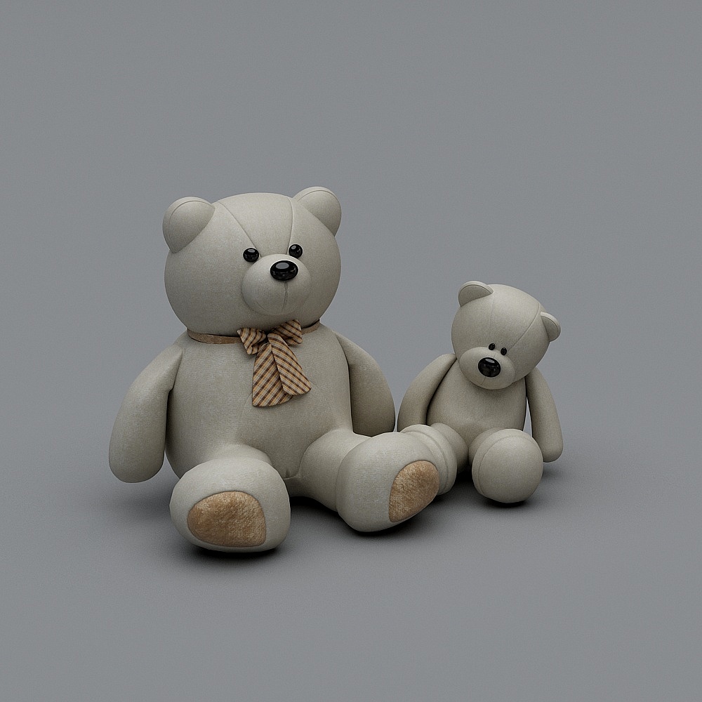 酷家乐-现代卧室儿童房-4(玩具熊）