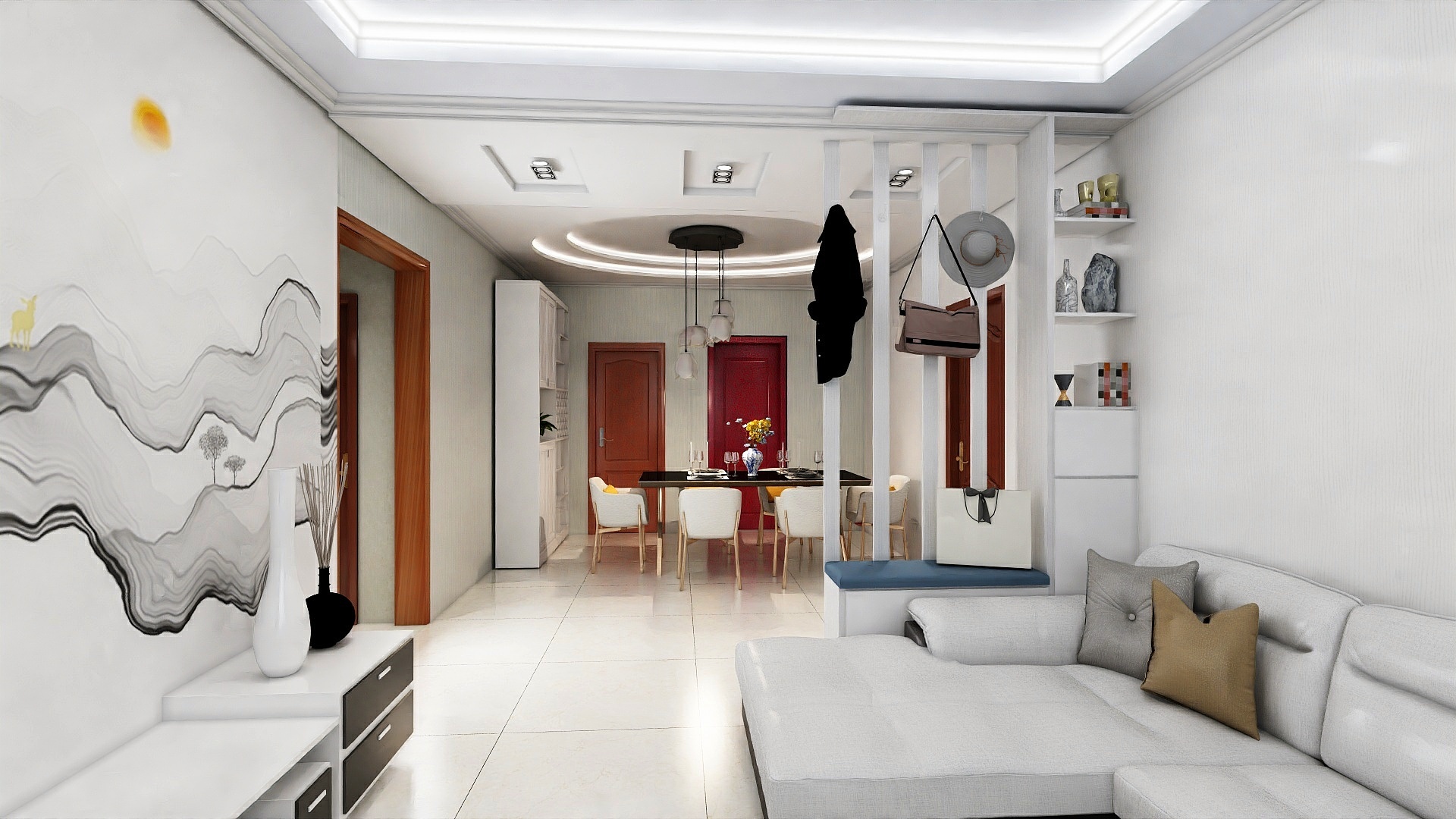 136****2091kbpz-臻品花园户型图纸CAD文件-装修设计方案