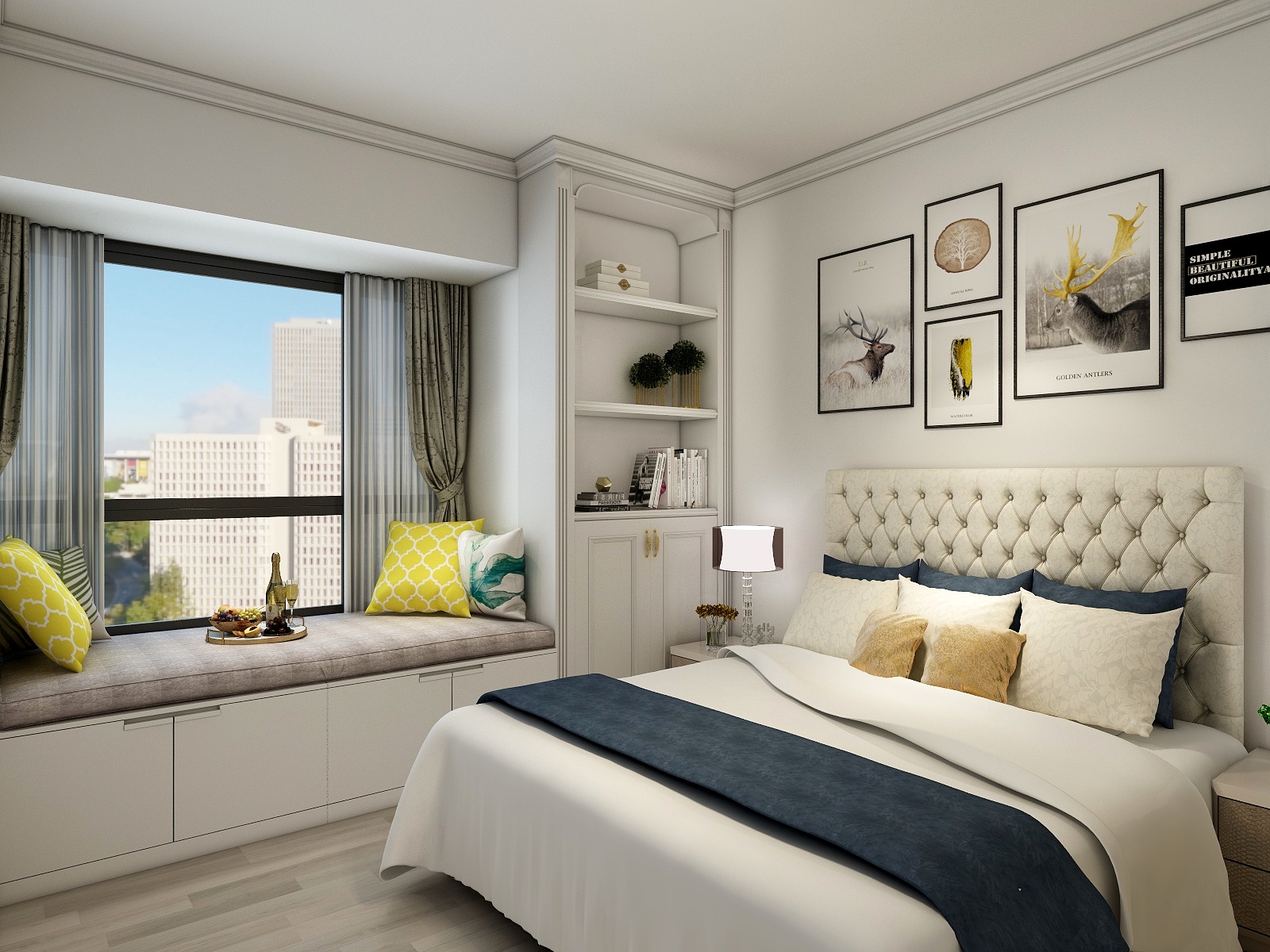 设计师郑显旭-碧桂园山林水语141㎡四房-装修设计方案