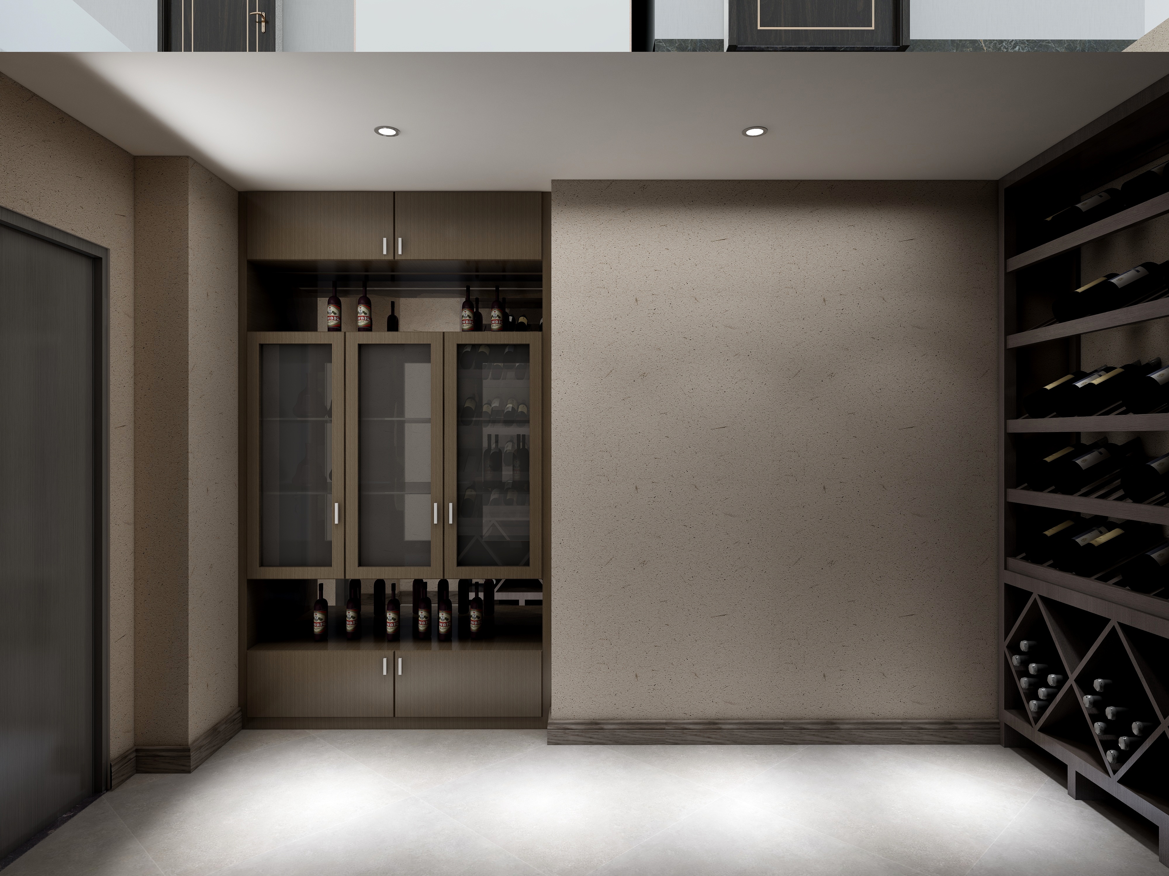 李青越-194㎡新中式别墅地下第一层杂物间装修效果图第3张