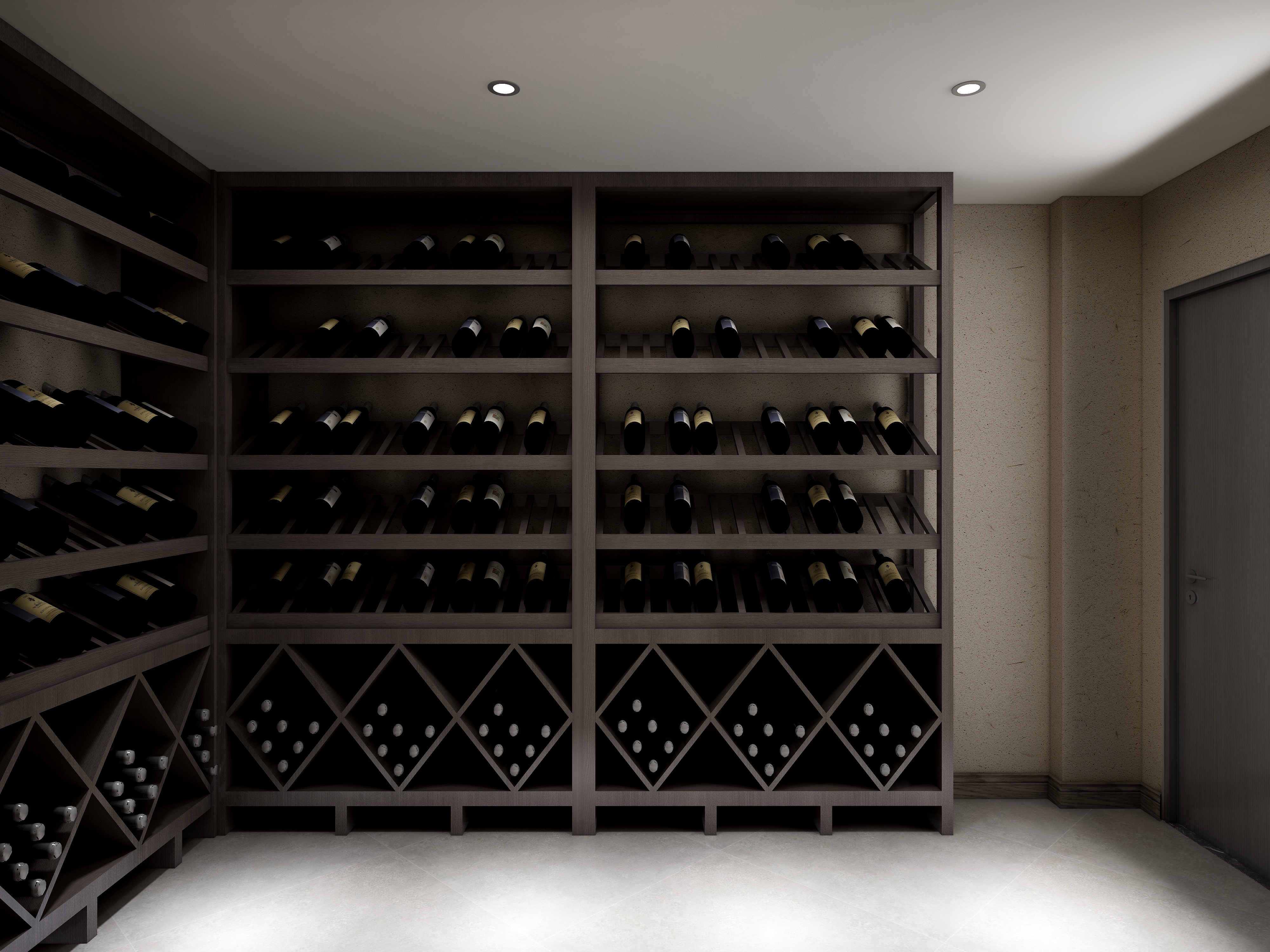 李青越-194㎡新中式别墅地下第一层杂物间装修效果图第2张