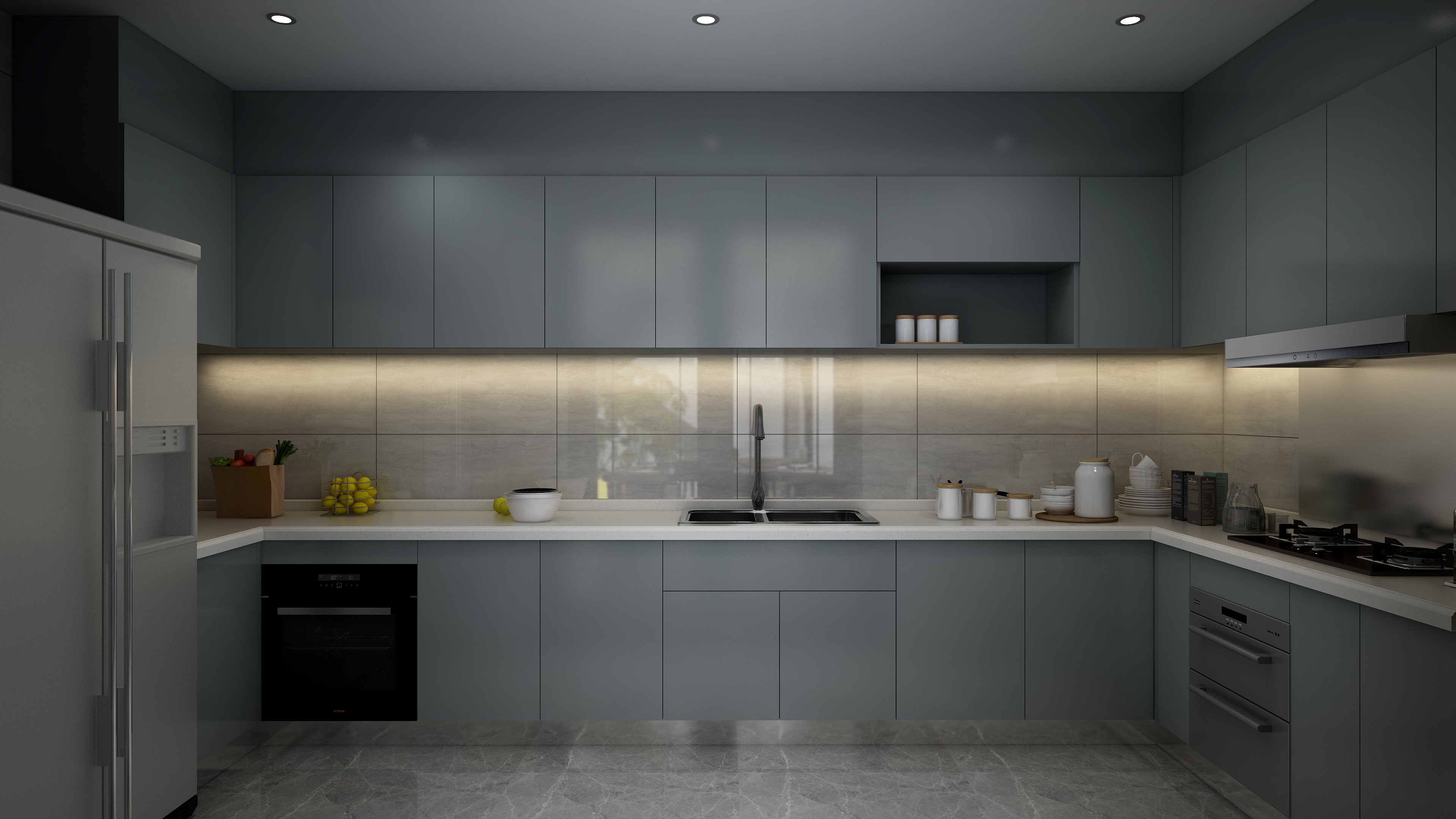 李青越-194㎡新中式别墅装修效果图