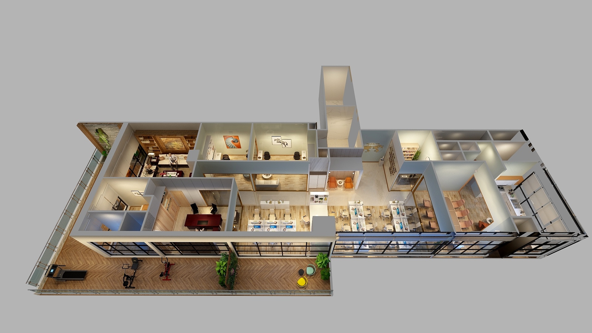 荣华设计-都市智谷张总-装修设计方案