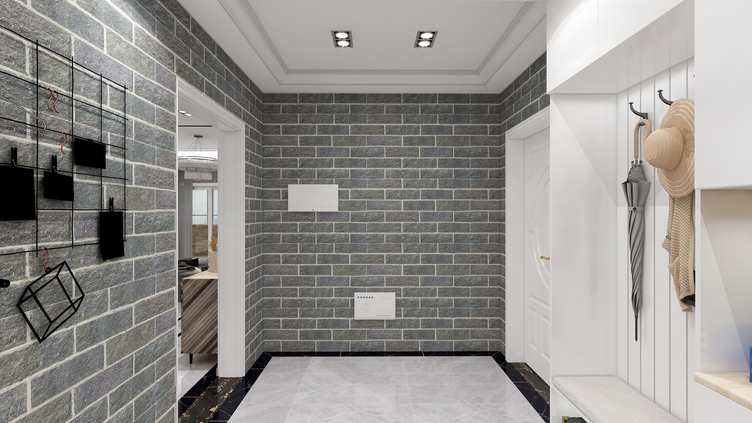 何宗建-176㎡现代四居装修效果图