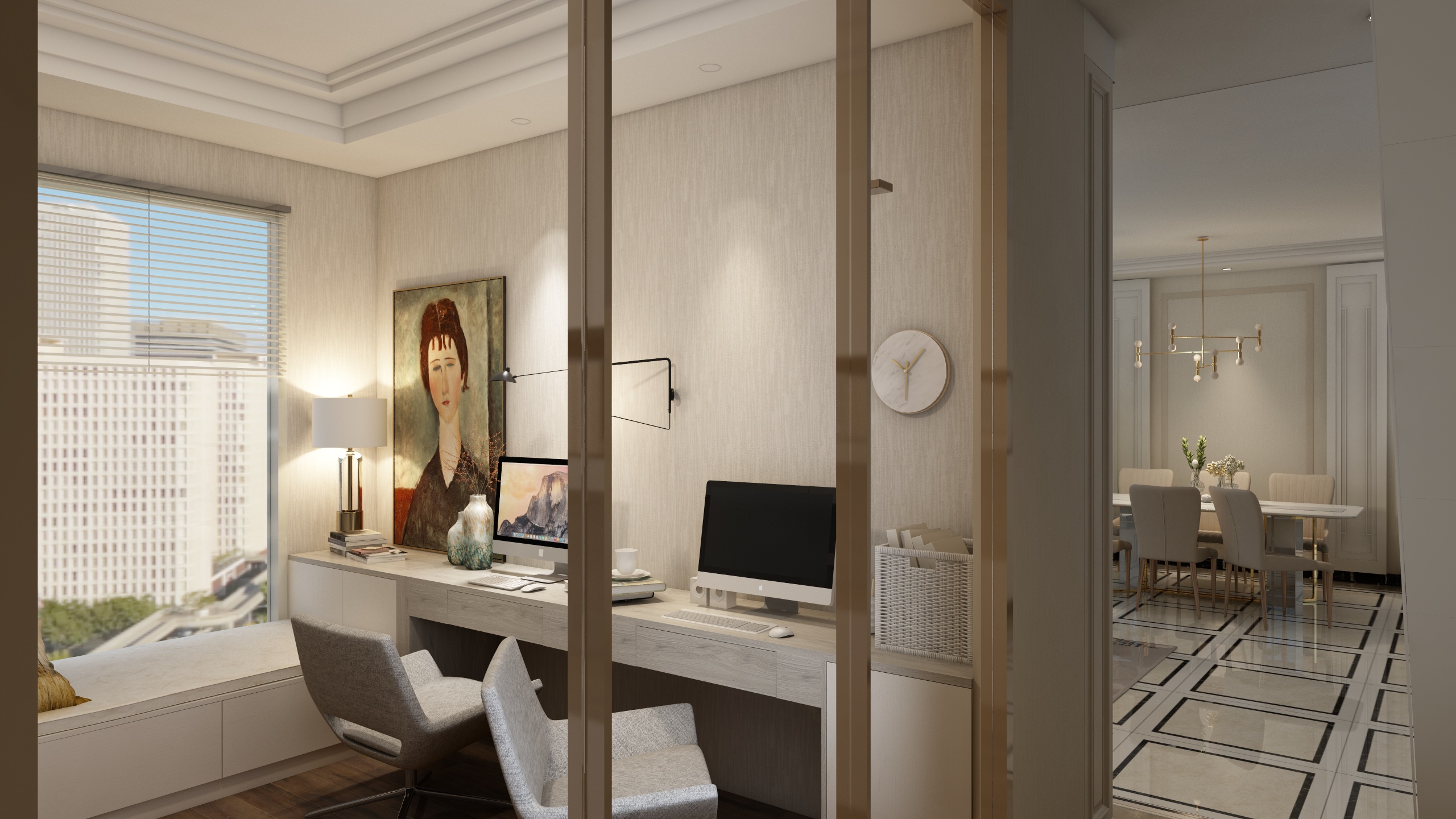 Judy-玻璃书房-装修设计方案