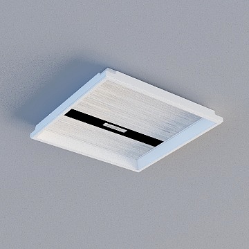 PB-JZ327-H-W（327*327精致 单换气 白）3D模型
