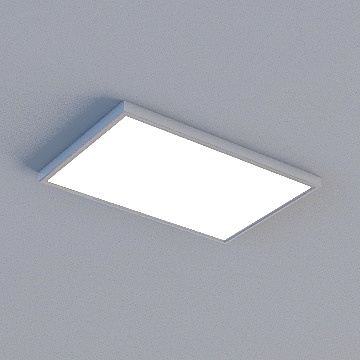 PB-LED4905-SS银框 型材单照明（327*490.5） 拉丝亮银/正白