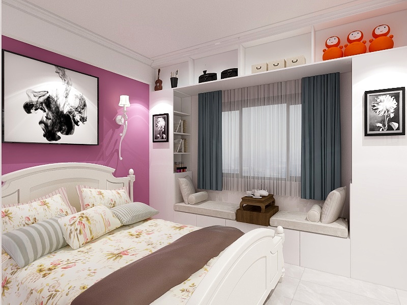 佳艺装饰装璜-124㎡三居室简欧方案-装修设计方案