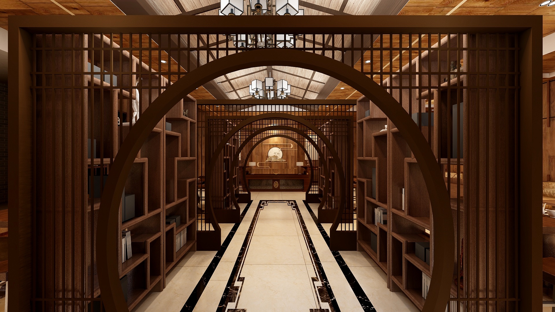 室内设计师DX-现与古的时间穿梭-装修设计方案