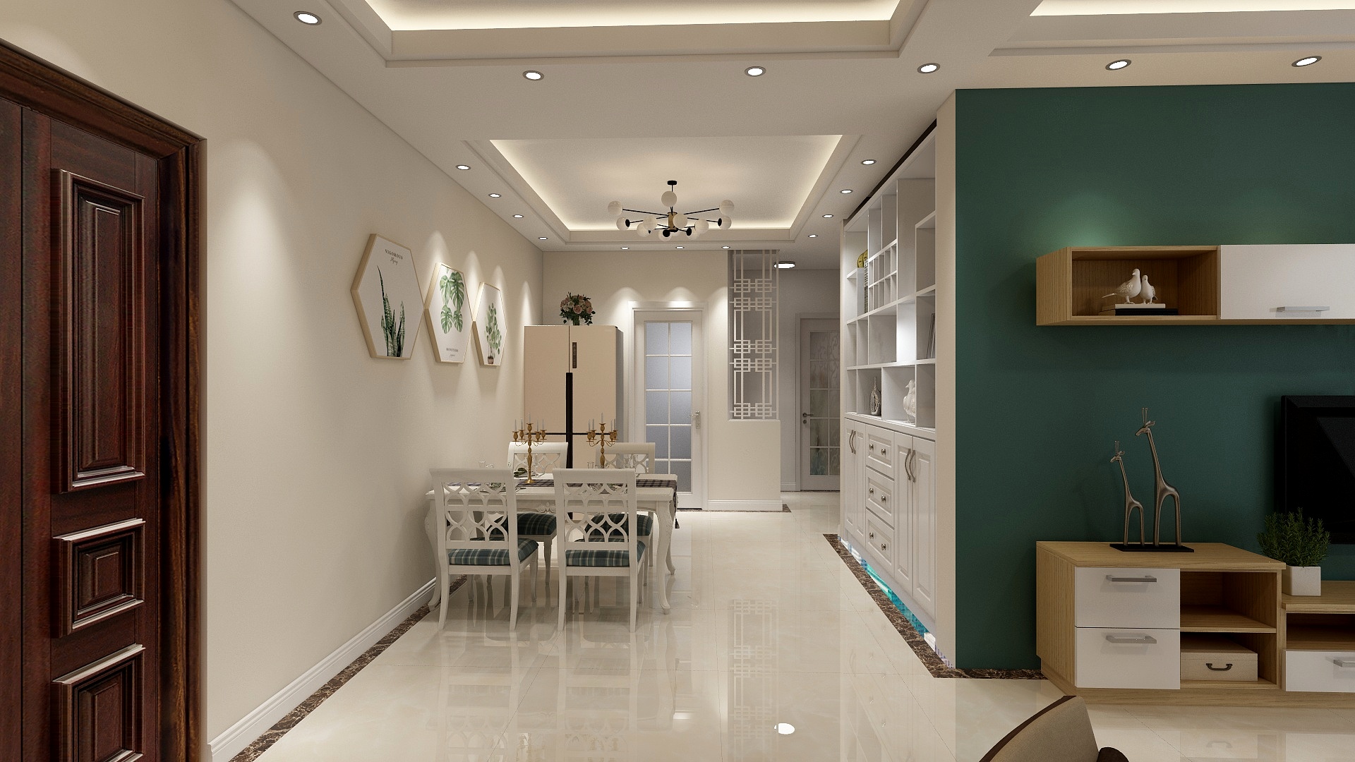 新新设计工作室-秀逸苏杭12-1-装修设计方案