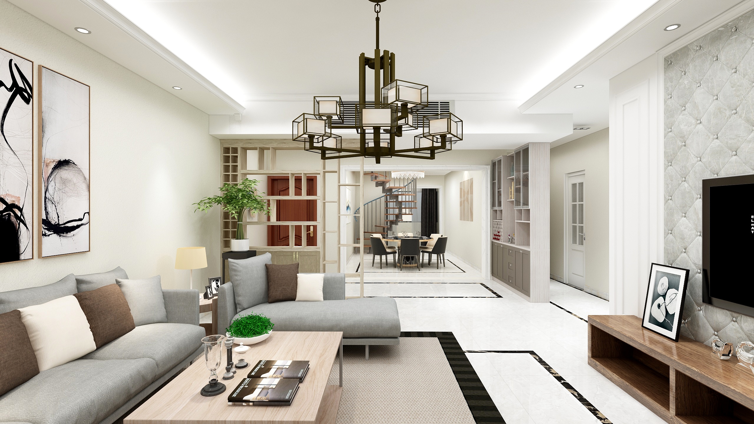 室内设计Ms史-灏景雅筑韩先生-新中-装修设计方案