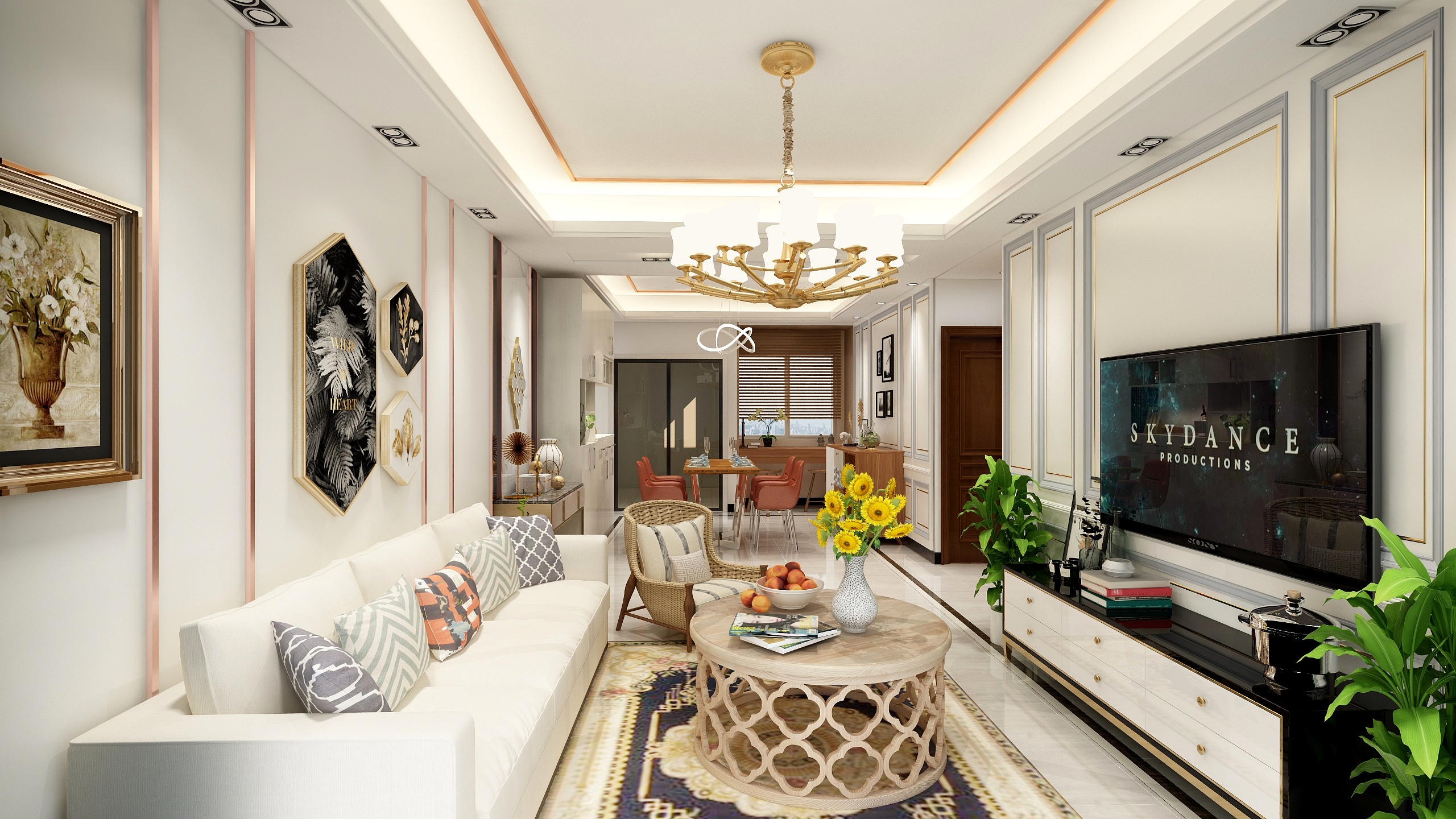 罗明启-轻奢风-装修设计方案