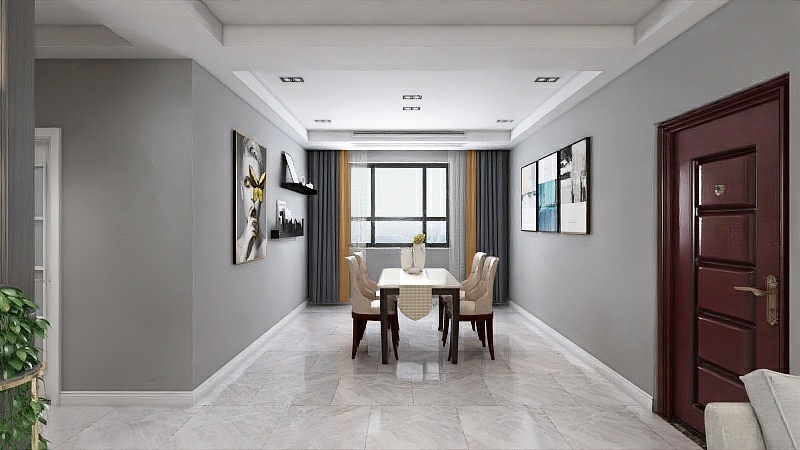 吕正坤-淮安花漾城一期-现代风格-装修设计方案