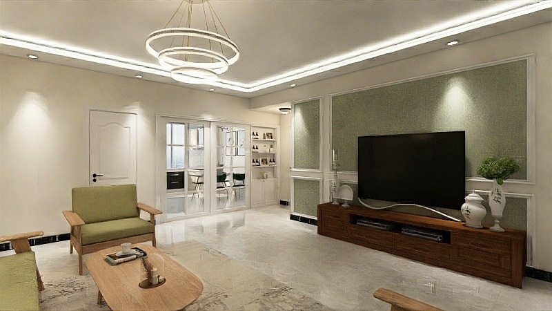 冉升元素装饰设计-松园子小区的户型图-装修设计方案