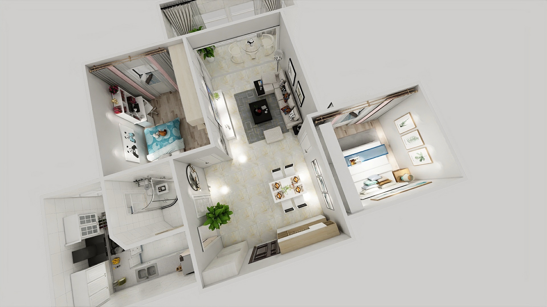 156****7672lqkV-未命名户型图-装修设计方案