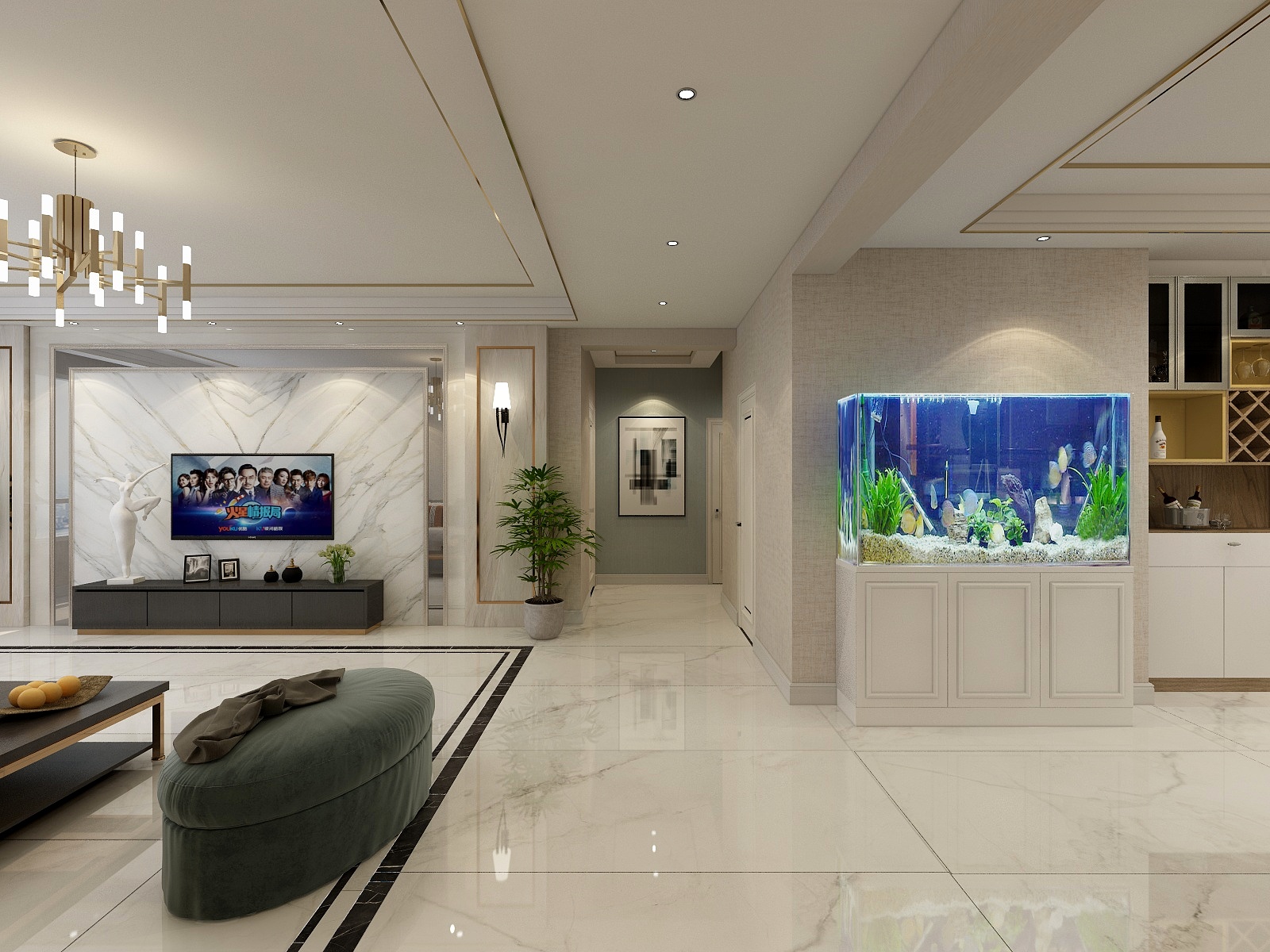 吴忠VIP01-金韵名邸11号楼2-7楼西户-装修设计方案