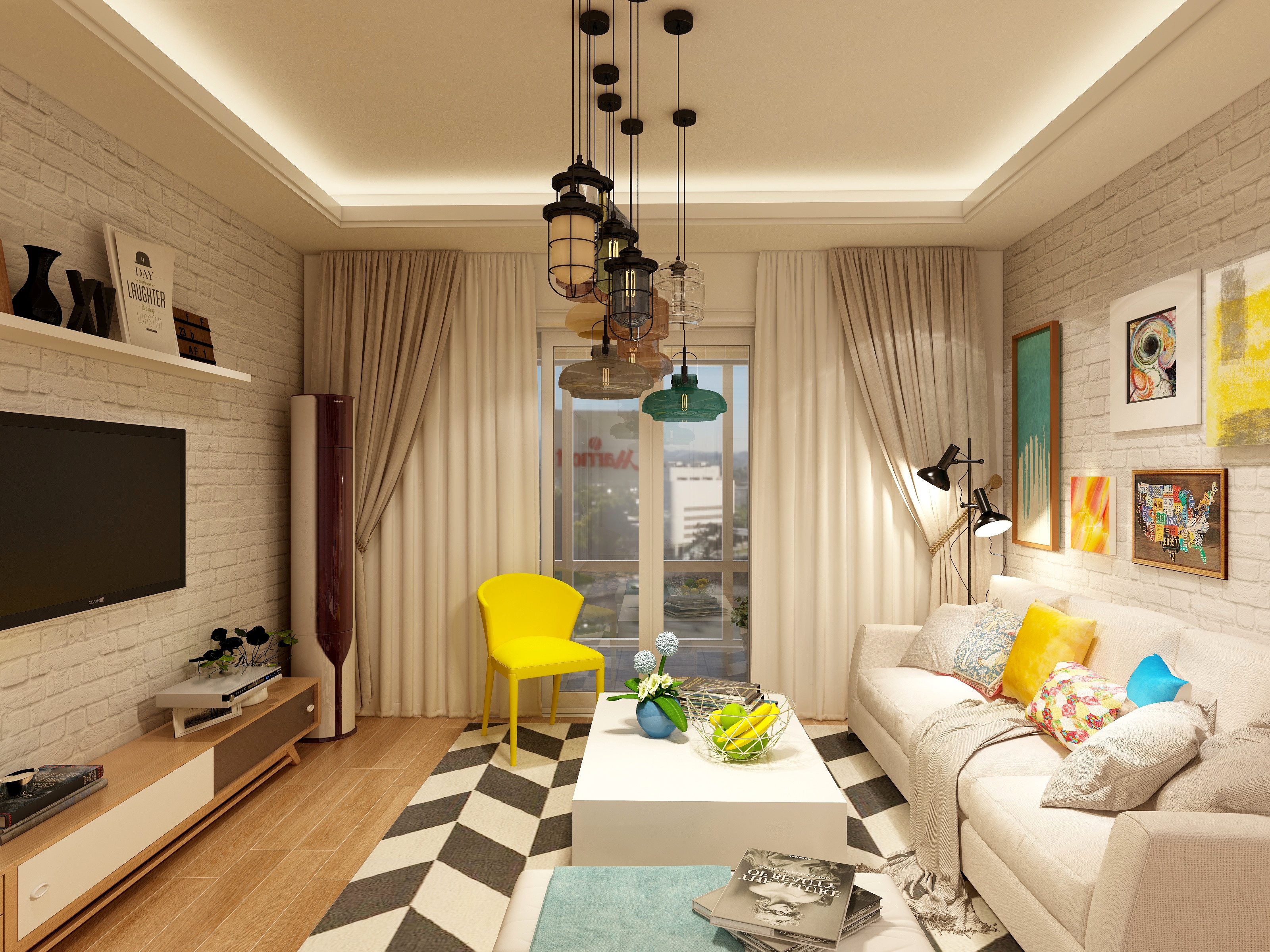 Tumi灬塔米િી-世茂四期E户型-装修设计方案