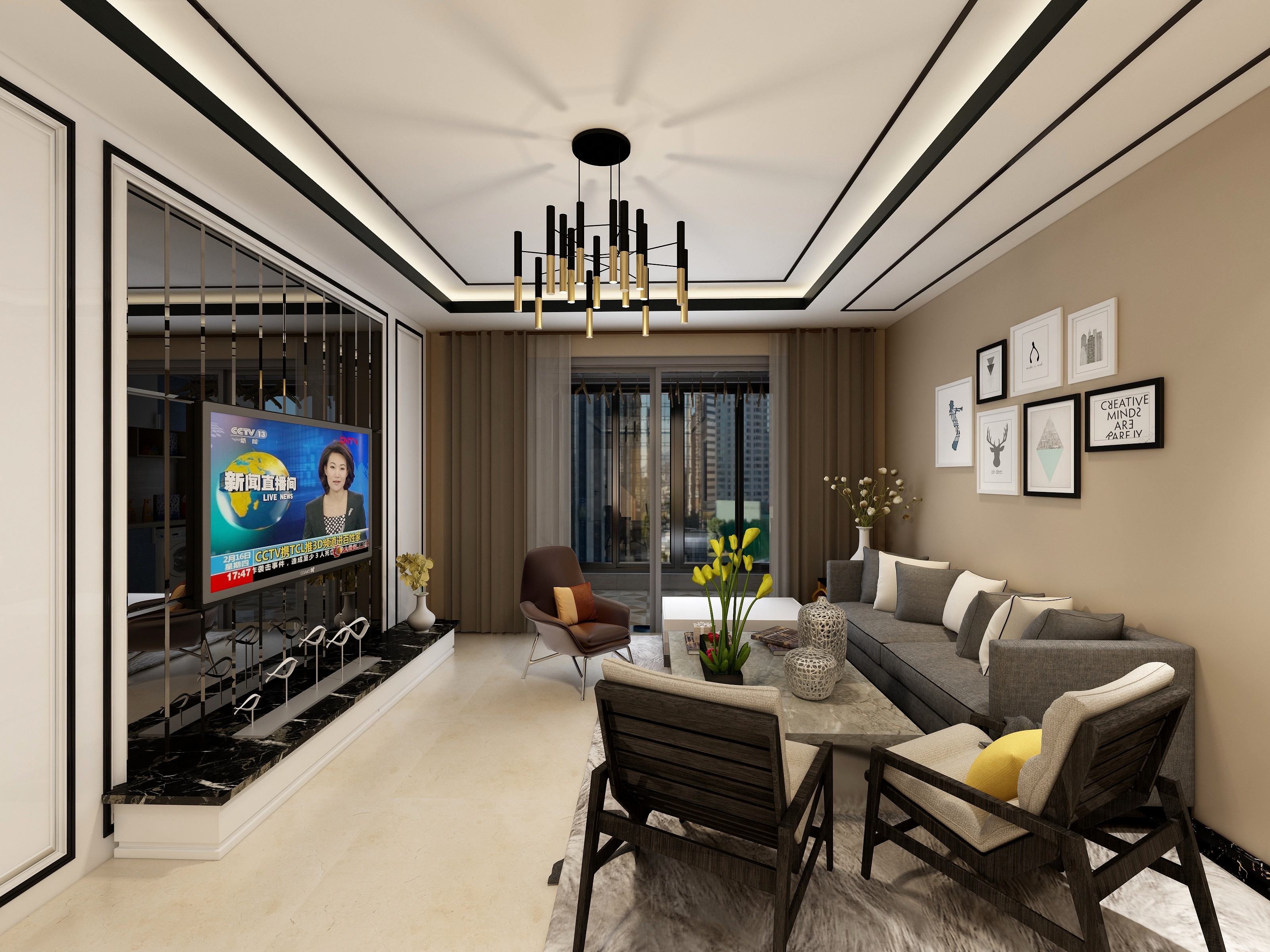 Tumi灬塔米િી-世茂四期A户型-装修设计方案