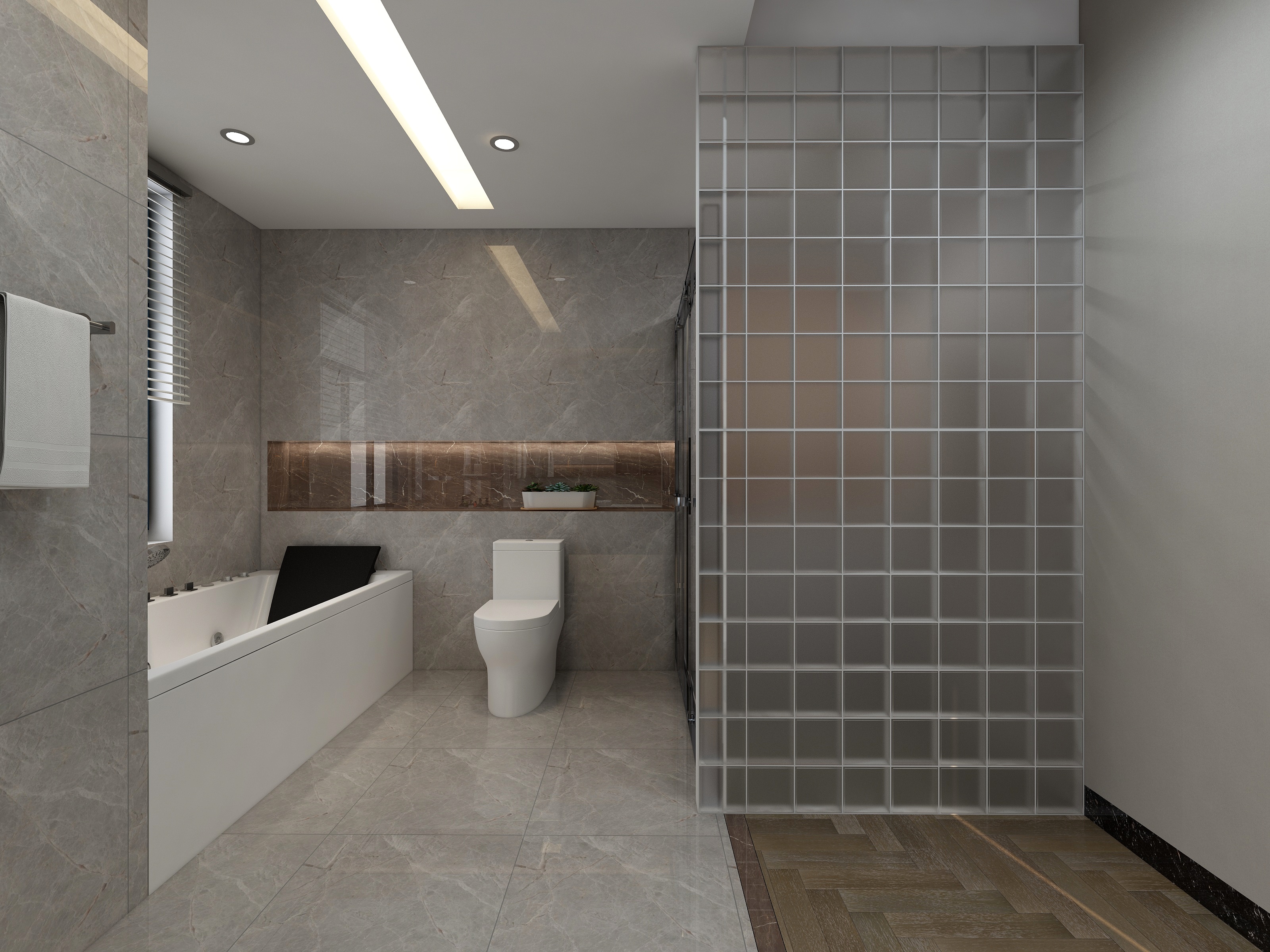 张福梅-现代轻奢风||水木春城一层娱乐室装修效果图第2张