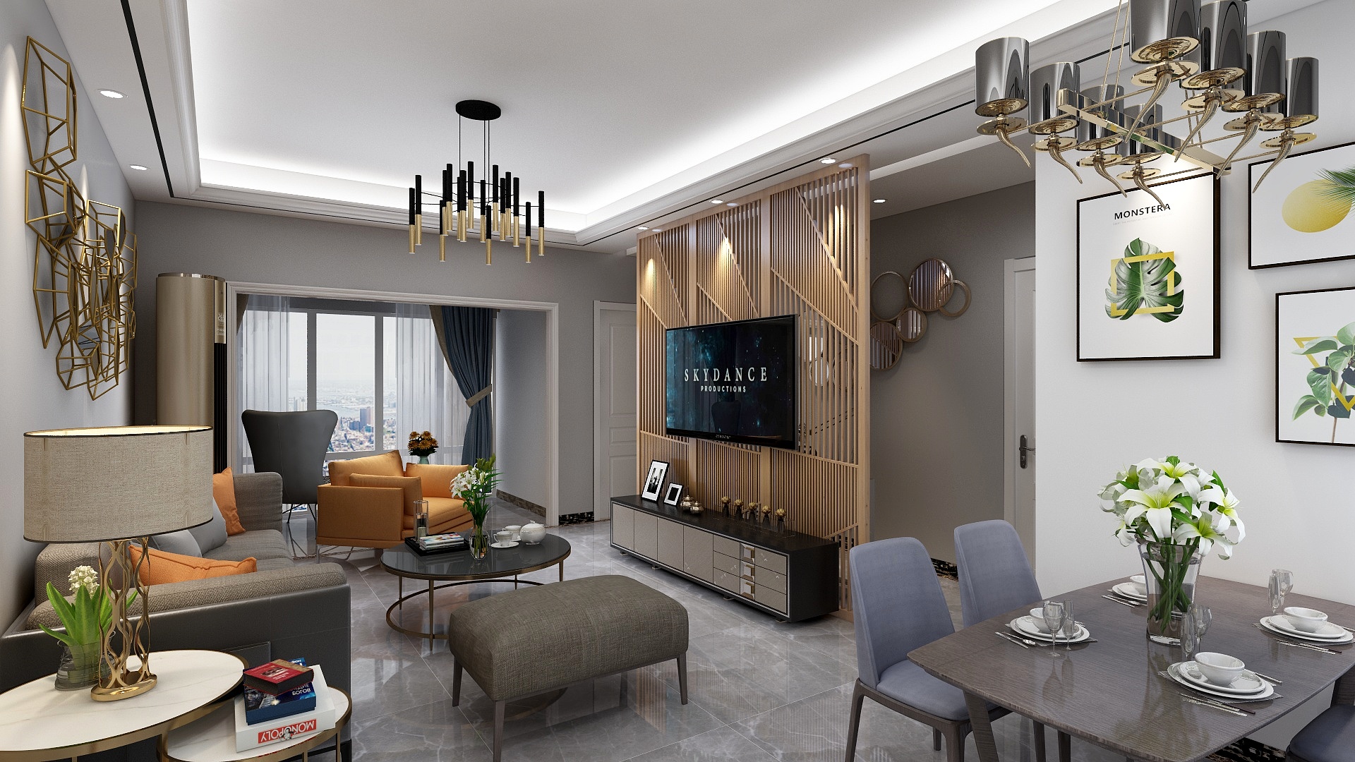 一扬扬扬一-摩登时代-装修设计方案