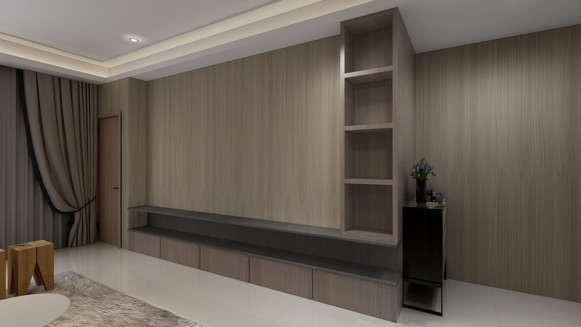 小绯儿-新世界-隐形门电视墙对称-副本-装修设计方案