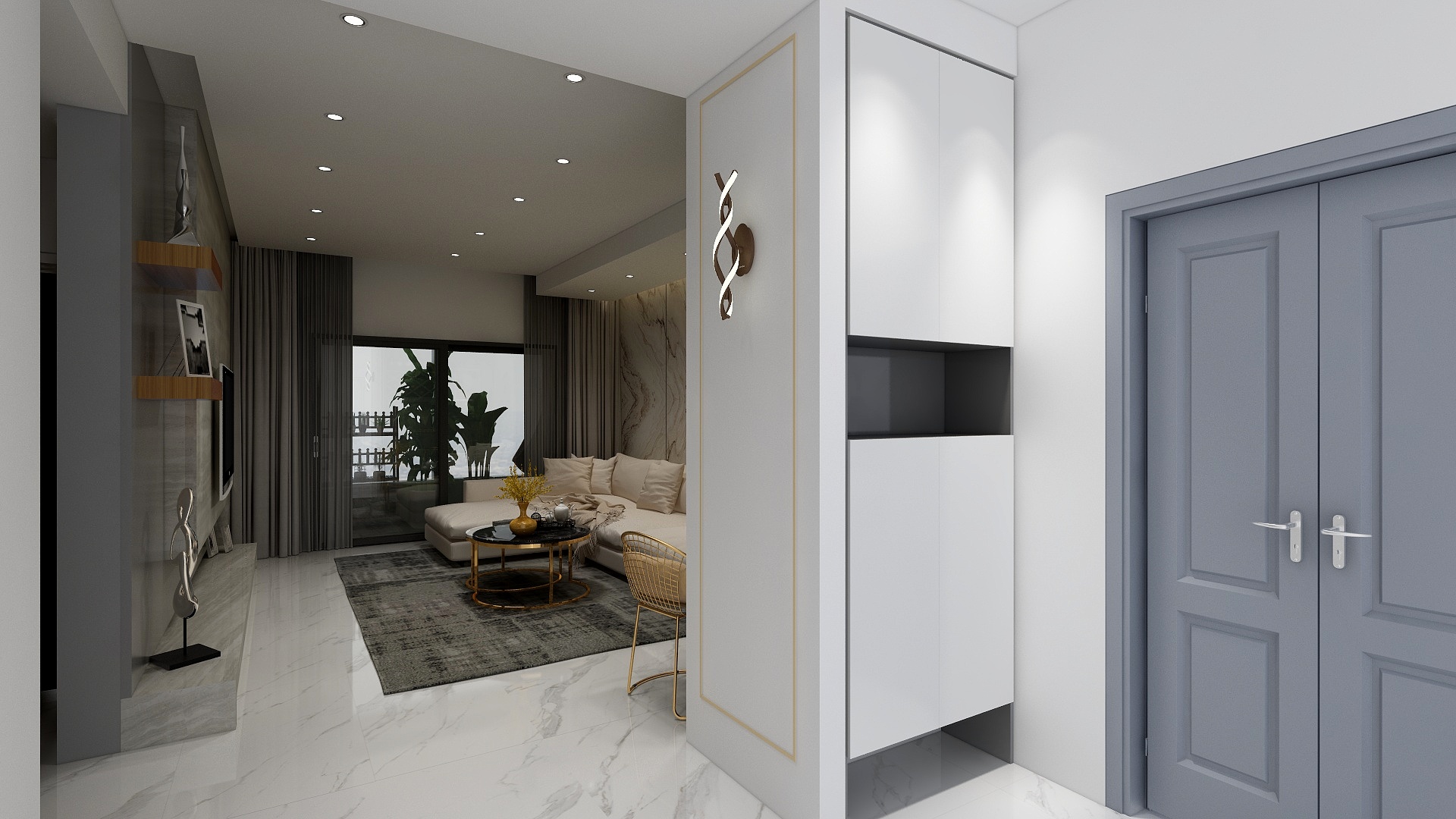 Aim淼-王英-电视墙-装修设计方案