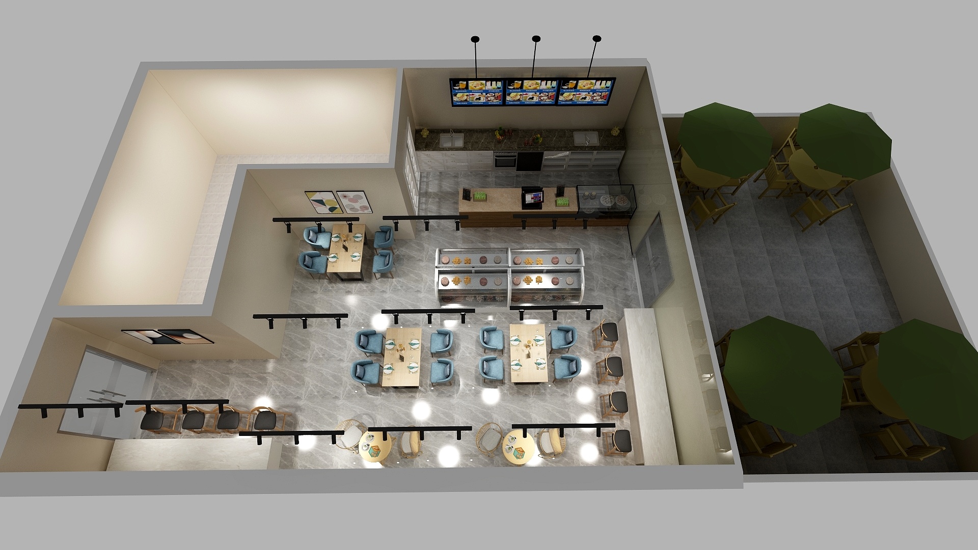 三三-小仙女的面包坊餐厅-装修设计方案