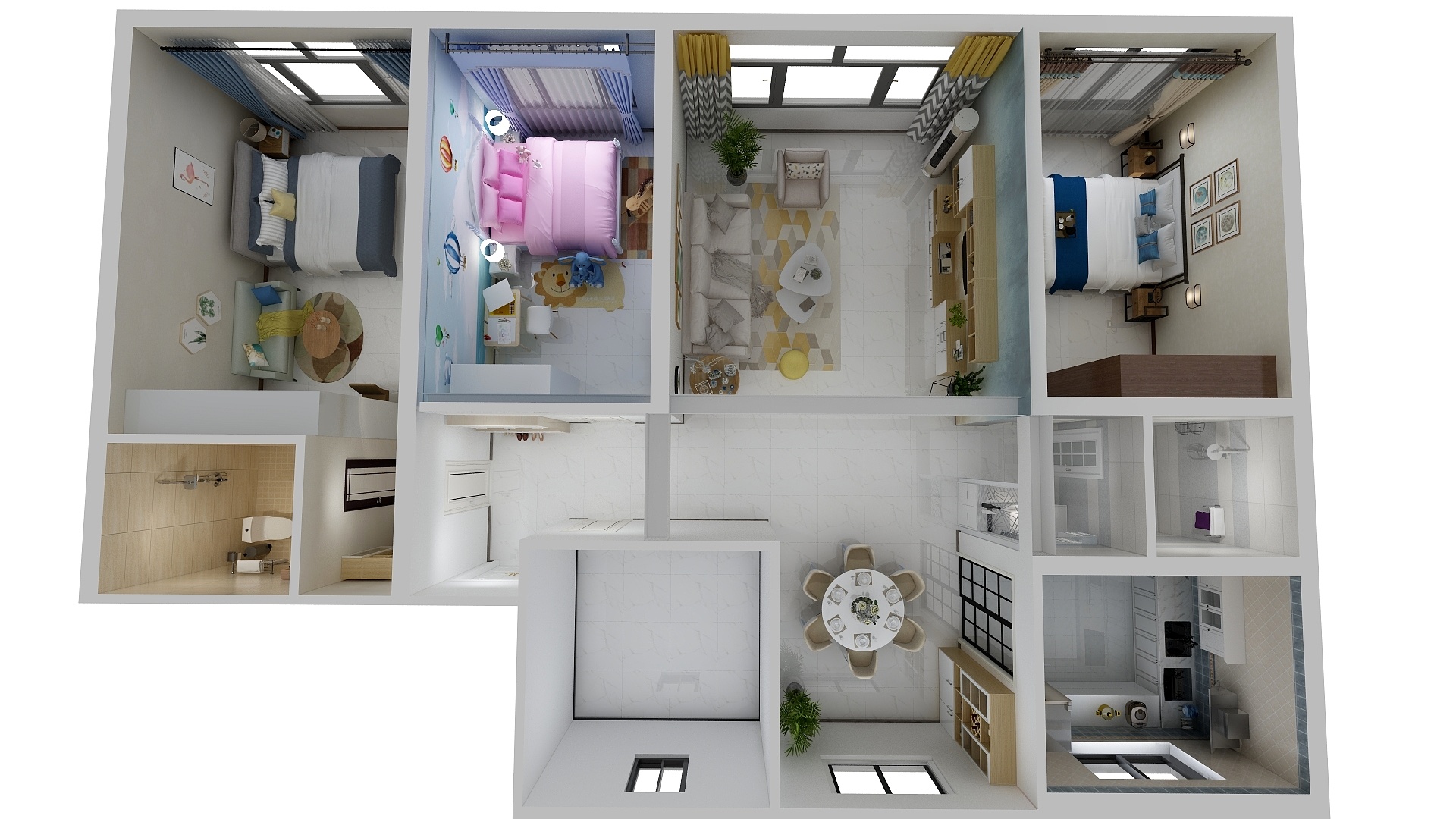 饰界装饰高端品位家装机构-未命名户型图-装修设计方案