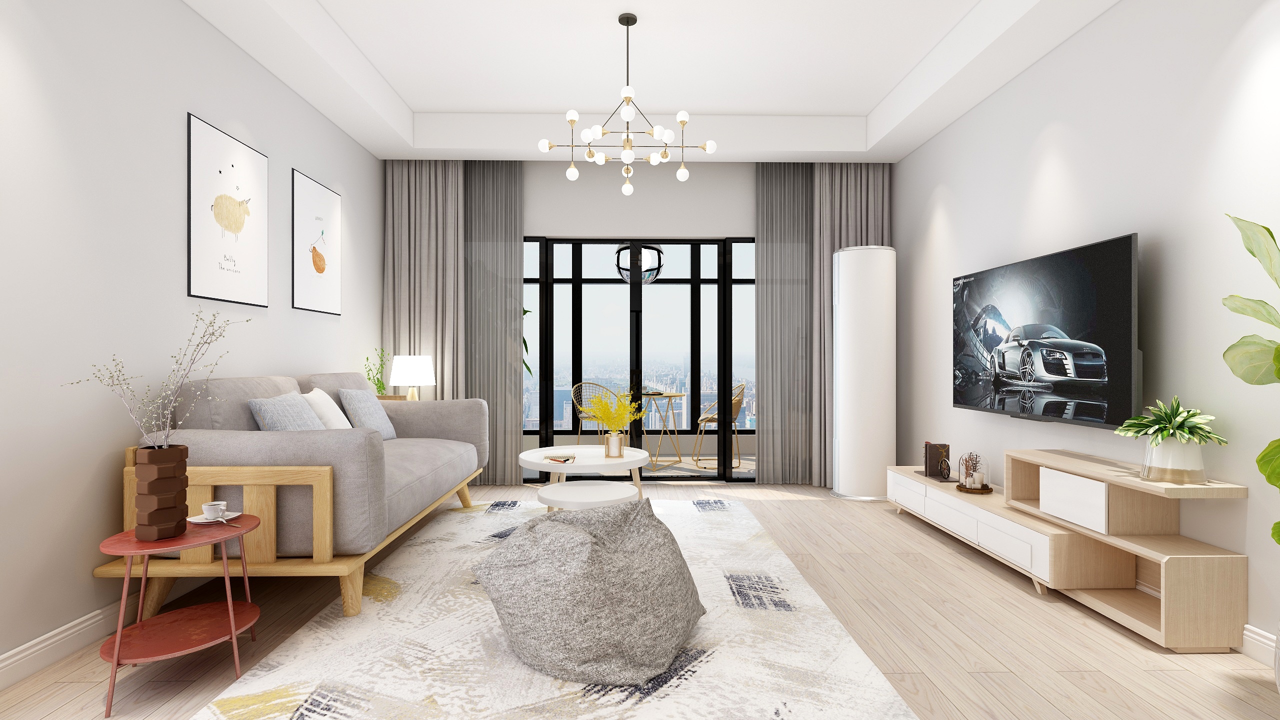 秦钰qinyu-金融城饶女士-装修设计方案