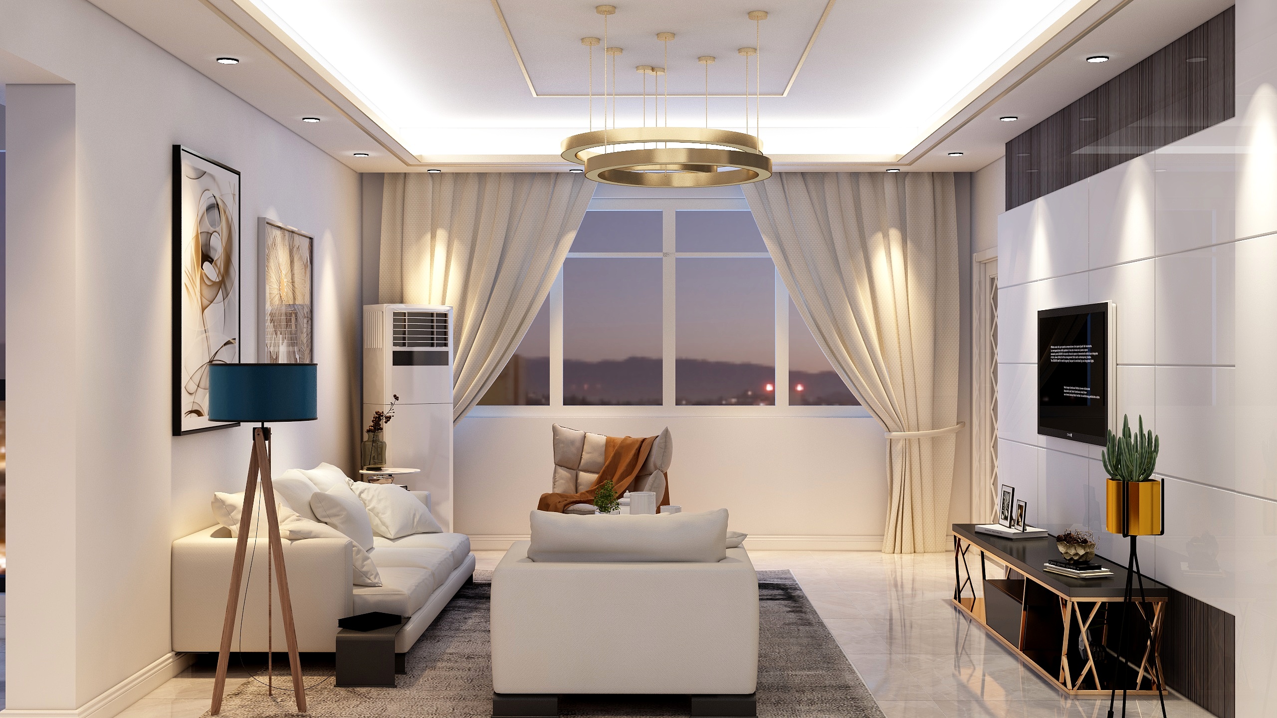 御上坊全屋定制-朗琴湾-装修设计方案