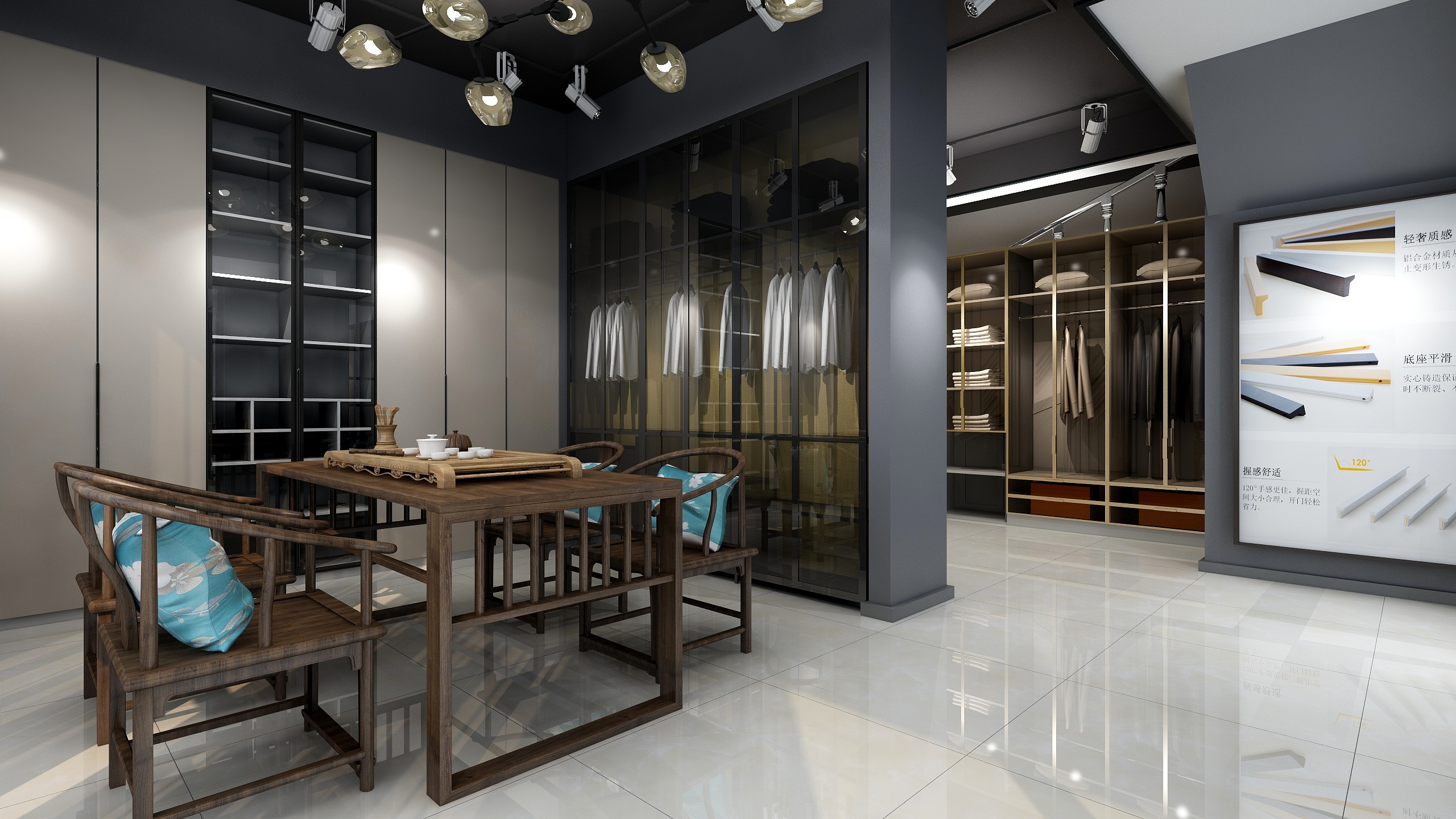 风中独舞Kfgs-极简展厅-装修设计方案