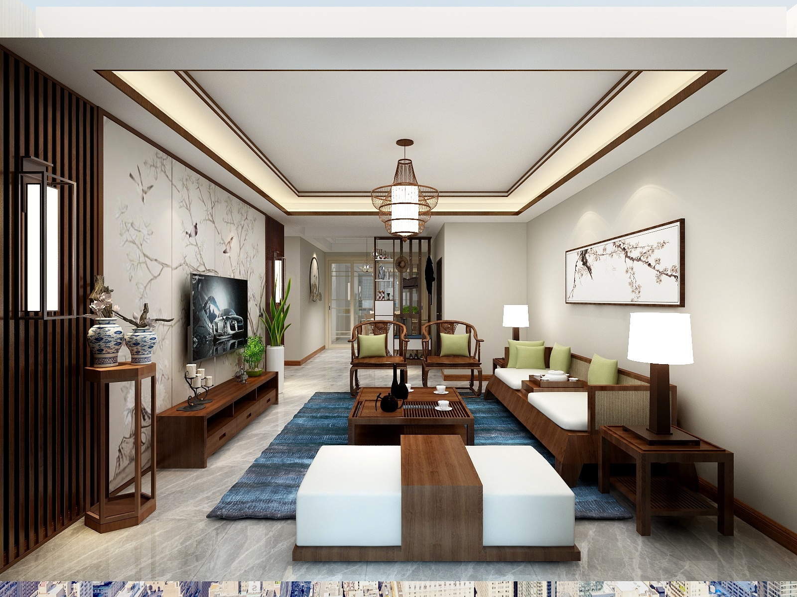 峰云设计-【牛峰云】新中式140平-装修设计方案