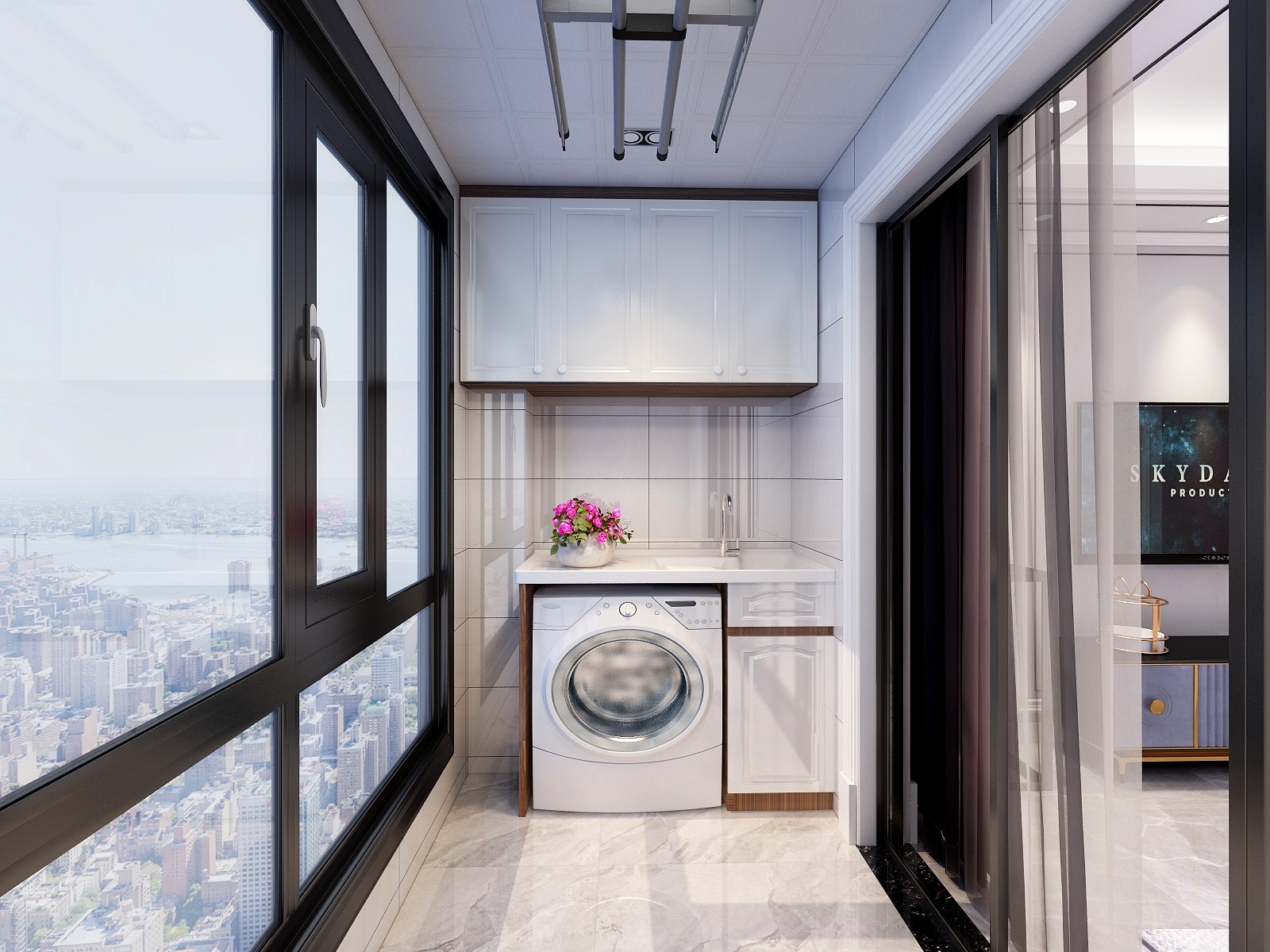 刘安明-138方新中式三居装修效果图