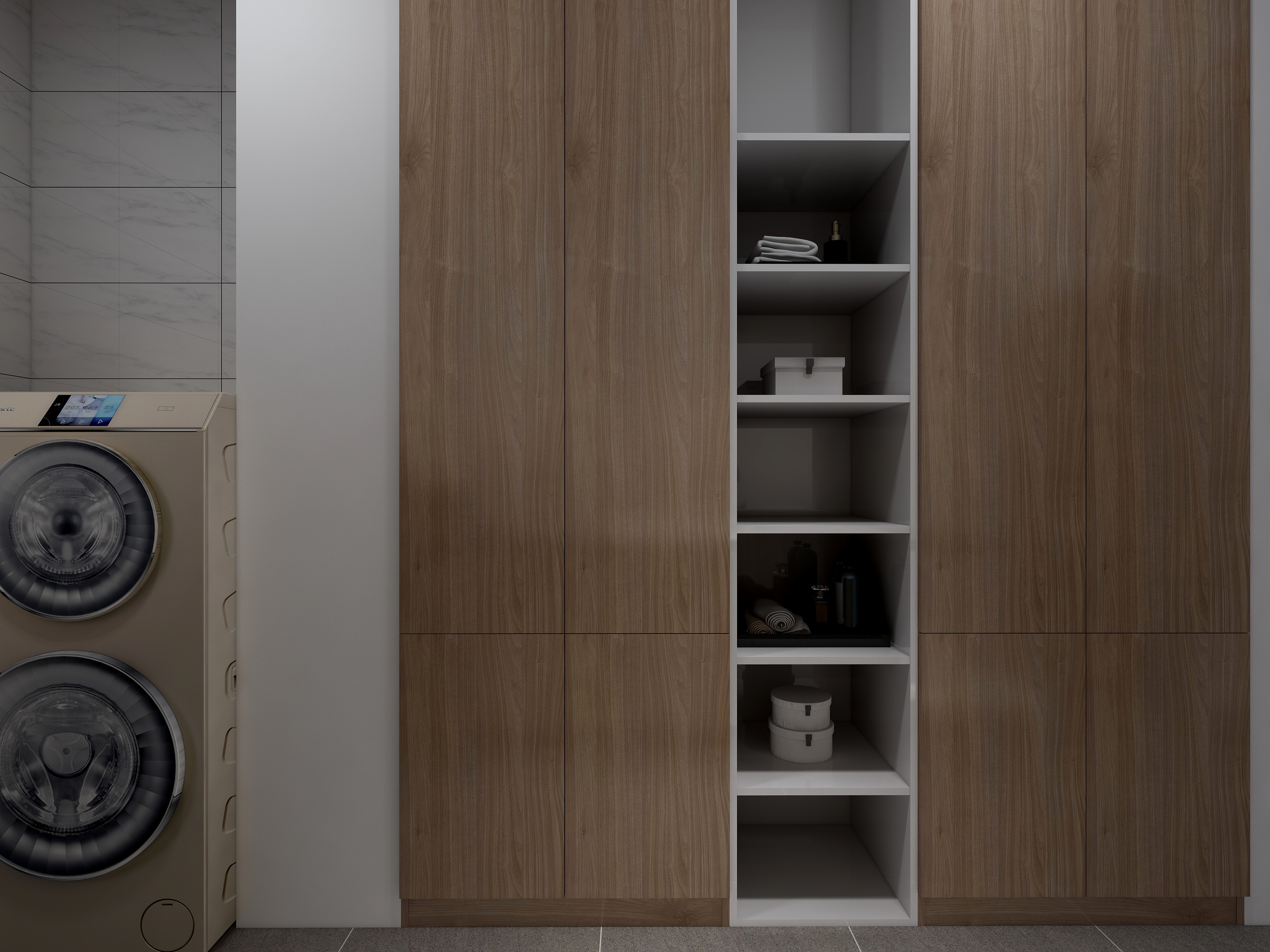 张福梅-现代轻奢风||水木春城一层洗衣房装修效果图第2张