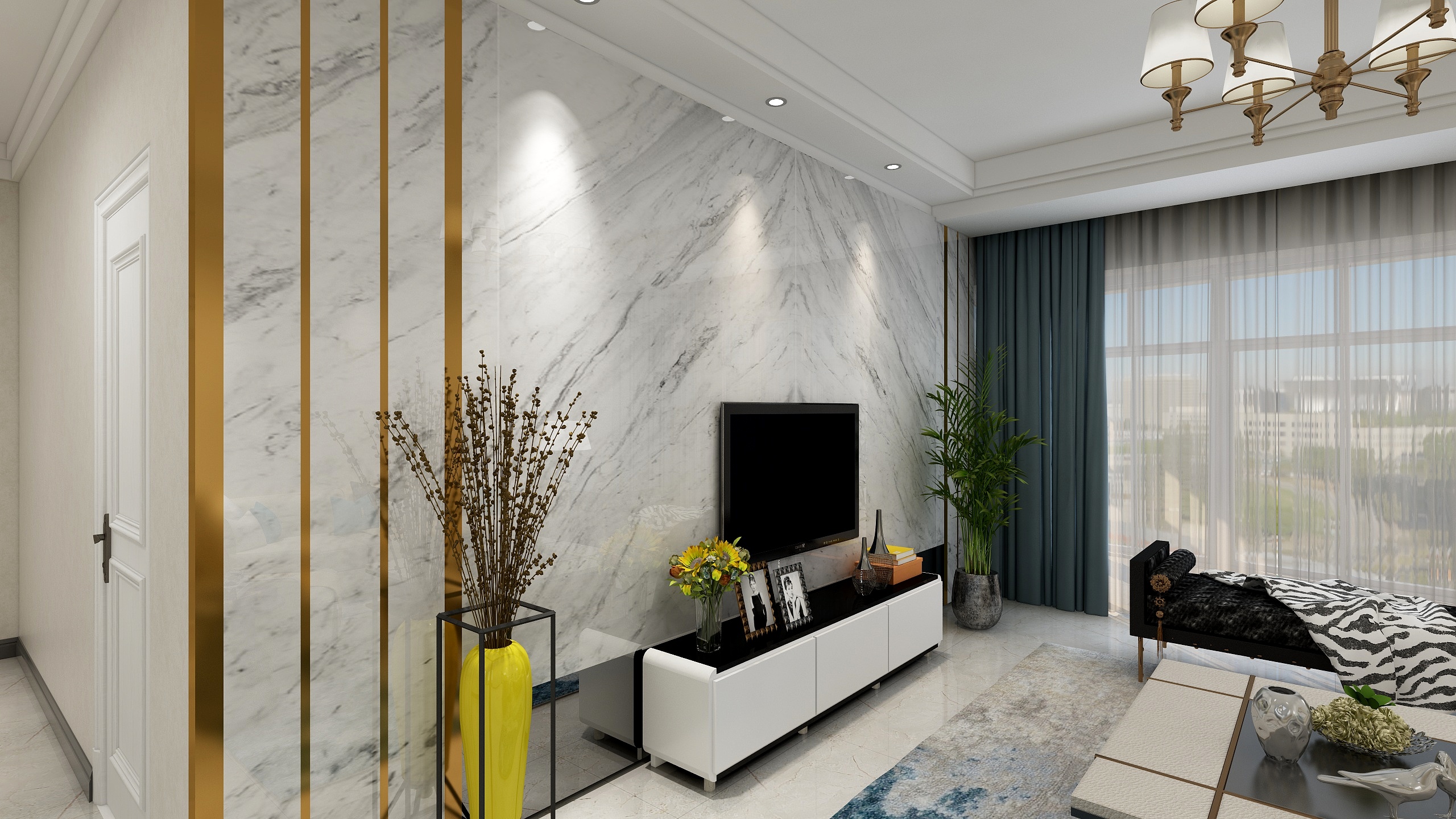 邱雪丽设计师-明珠港湾148.63㎡户型-装修设计方案