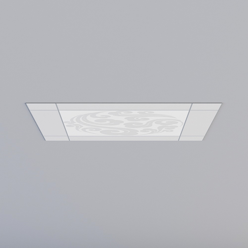 天花13D模型