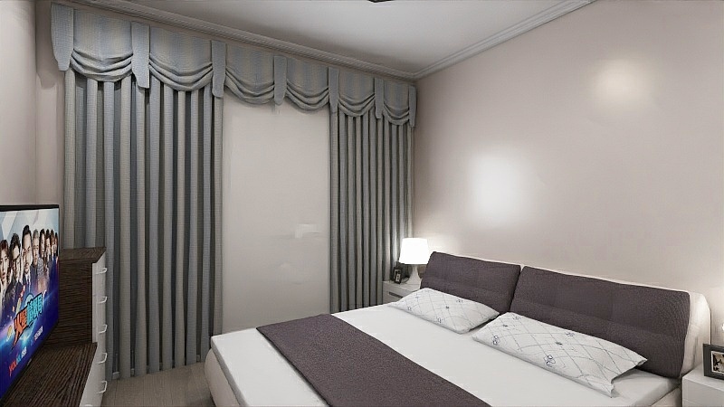 迪凡fsPX-湖景花园102.00㎡户型C3室2厅1卫1厨-装修设计方案